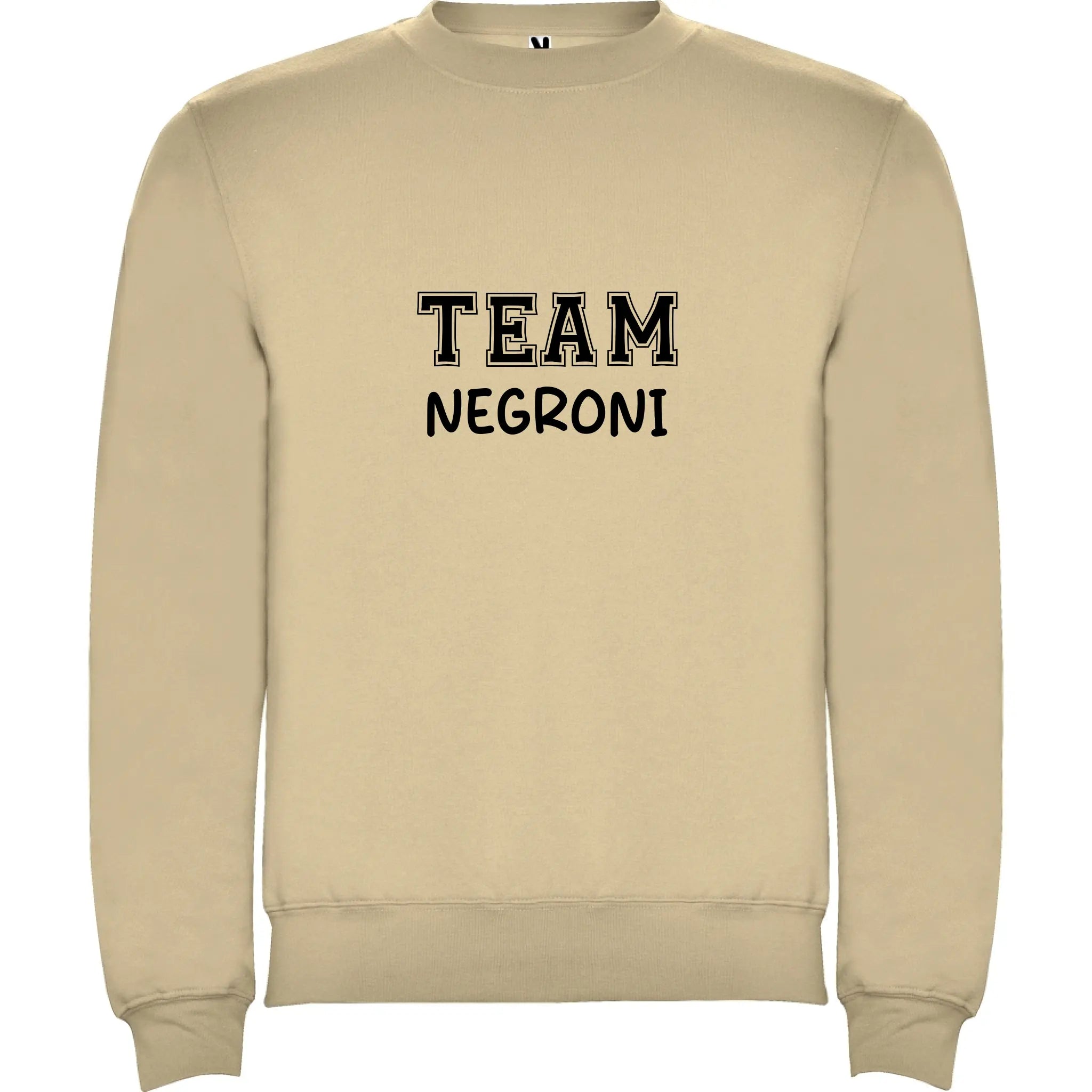 Felpa Team Unisex personalizzabile in stile College 