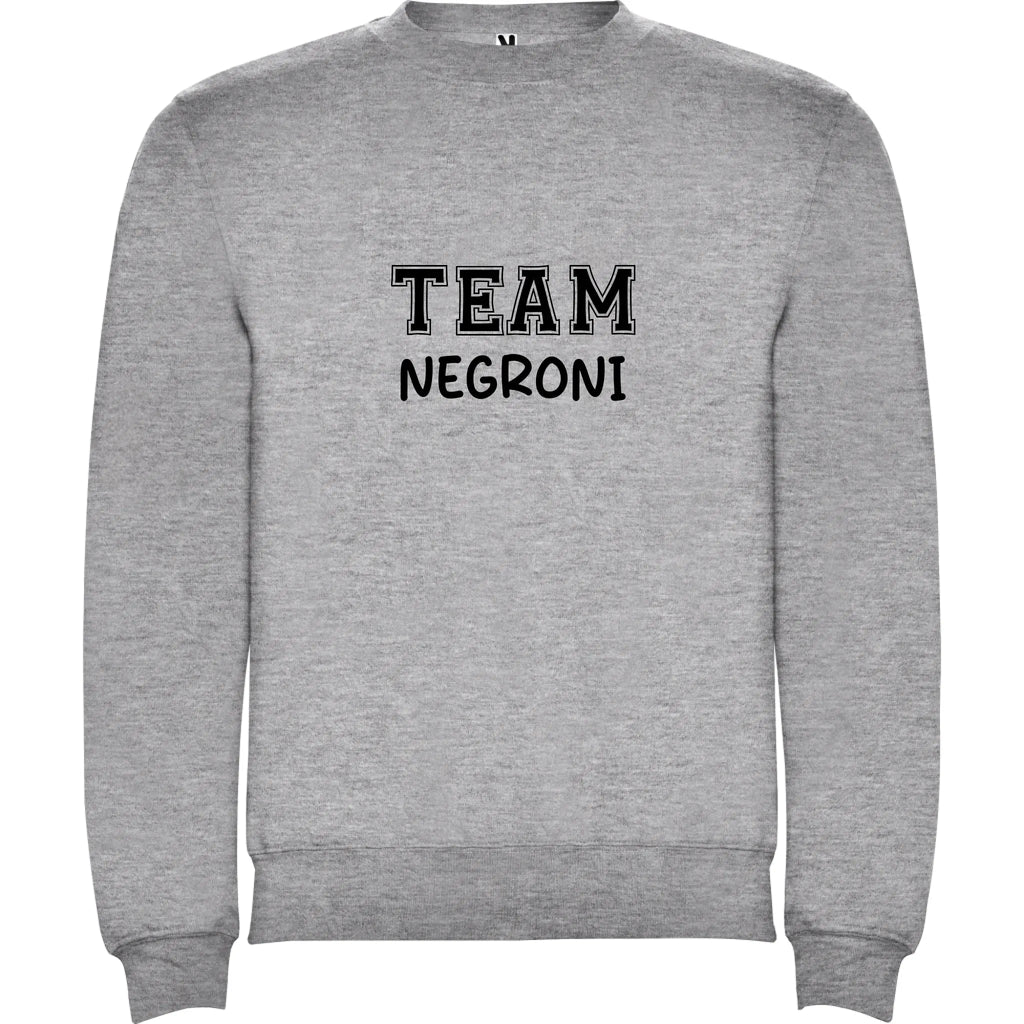 Felpa Team Unisex personalizzabile in stile College 