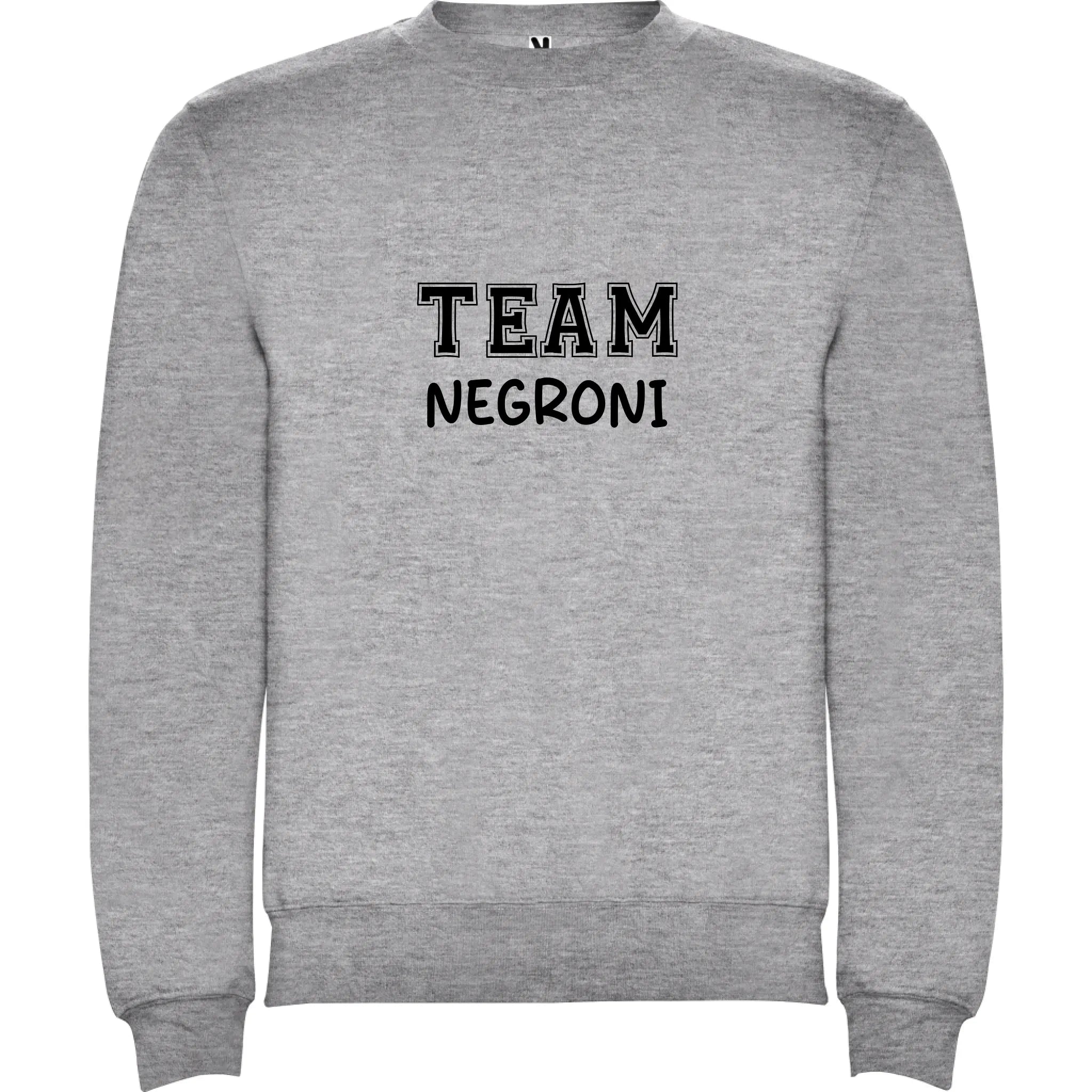 Felpa Team Unisex personalizzabile in stile College 