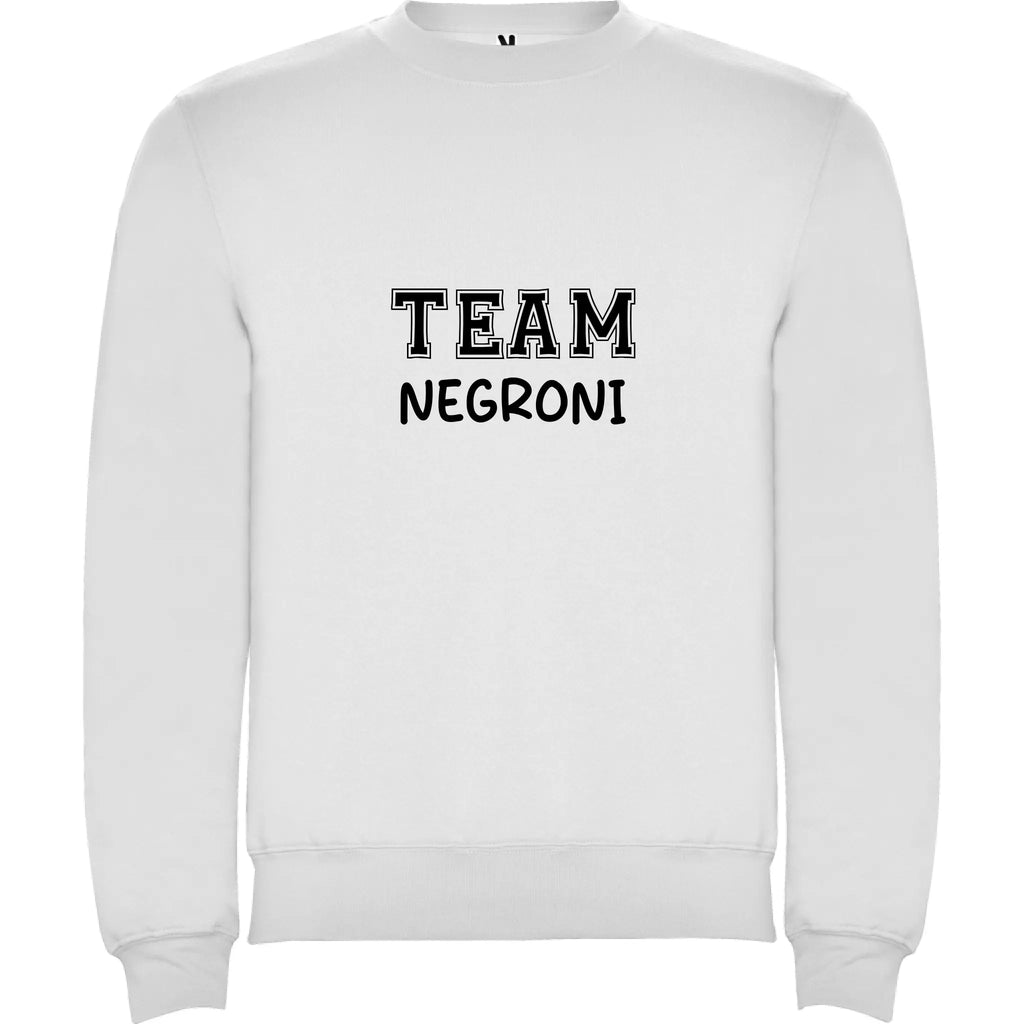 Felpa Team Unisex personalizzabile in stile College 