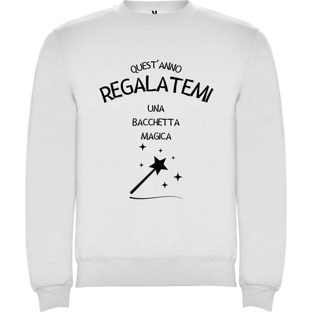 Felpa Unisex personalizzabile Bacchetta magica 