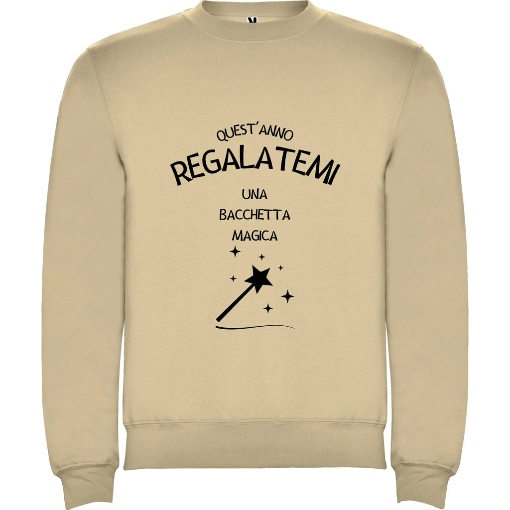 Felpa Unisex personalizzabile Bacchetta magica 