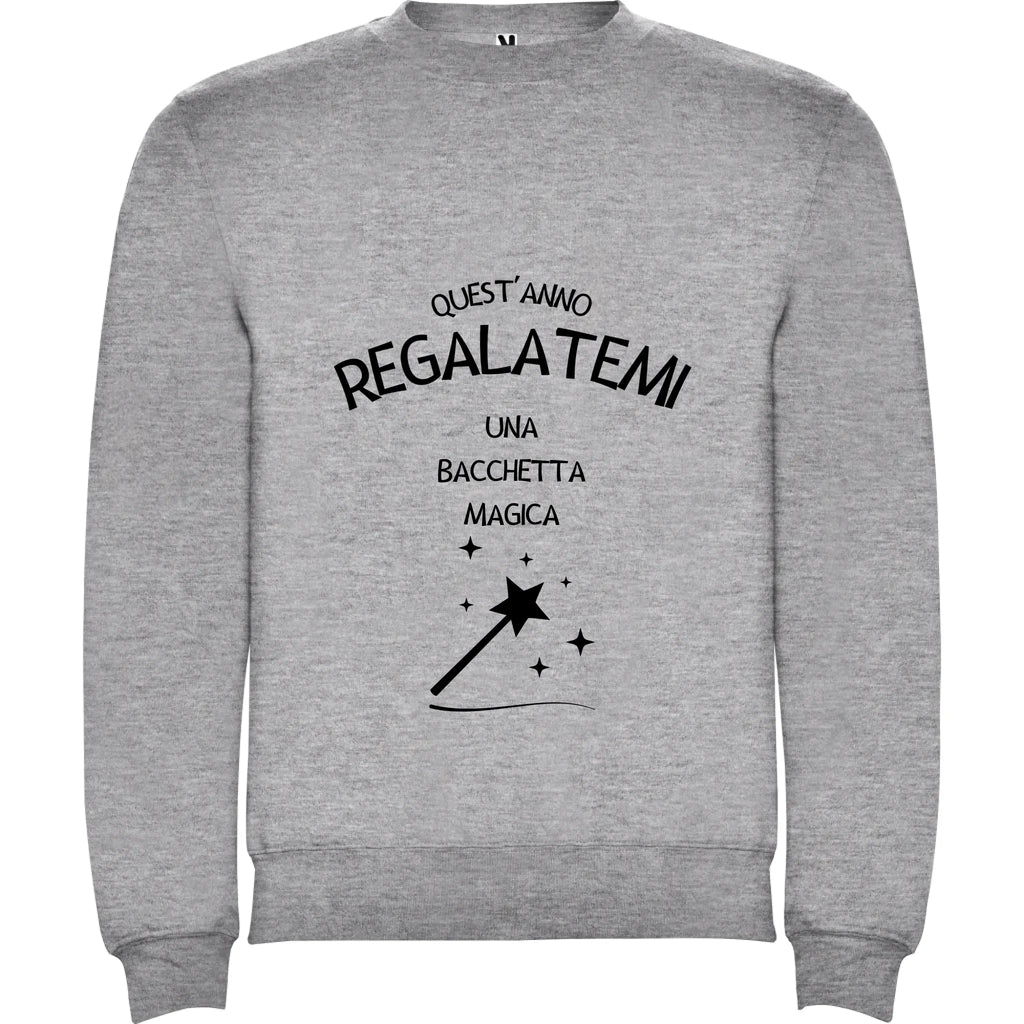 Felpa Unisex personalizzabile Bacchetta magica 