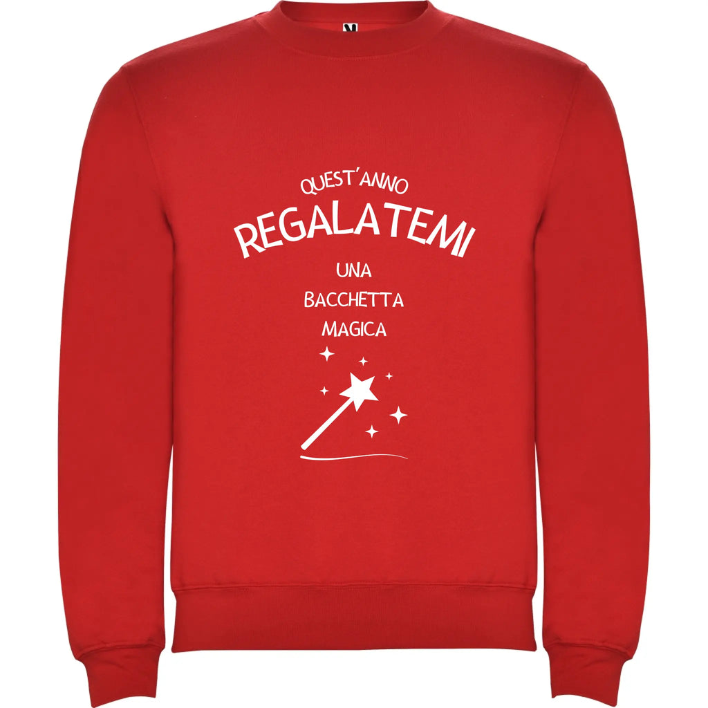 Felpa Unisex personalizzabile Bacchetta magica 