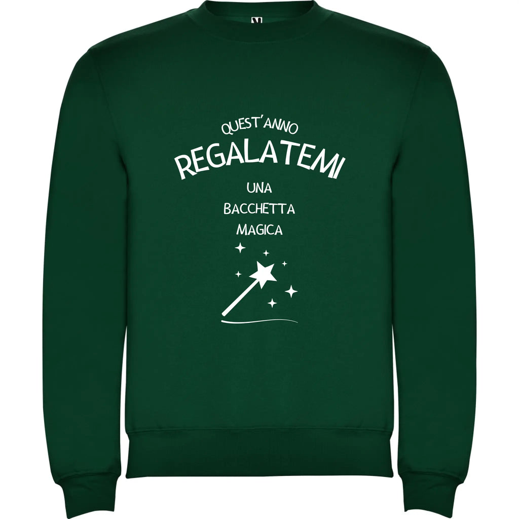 Felpa Unisex personalizzabile Bacchetta magica 