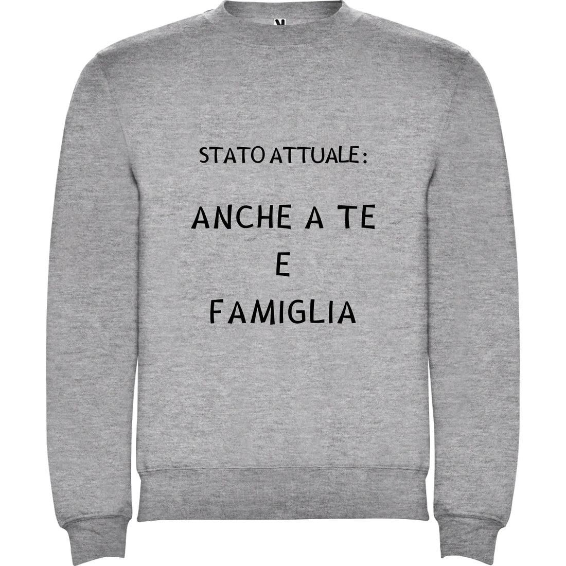 Felpa Unisex personalizzabile Stato Attuale 