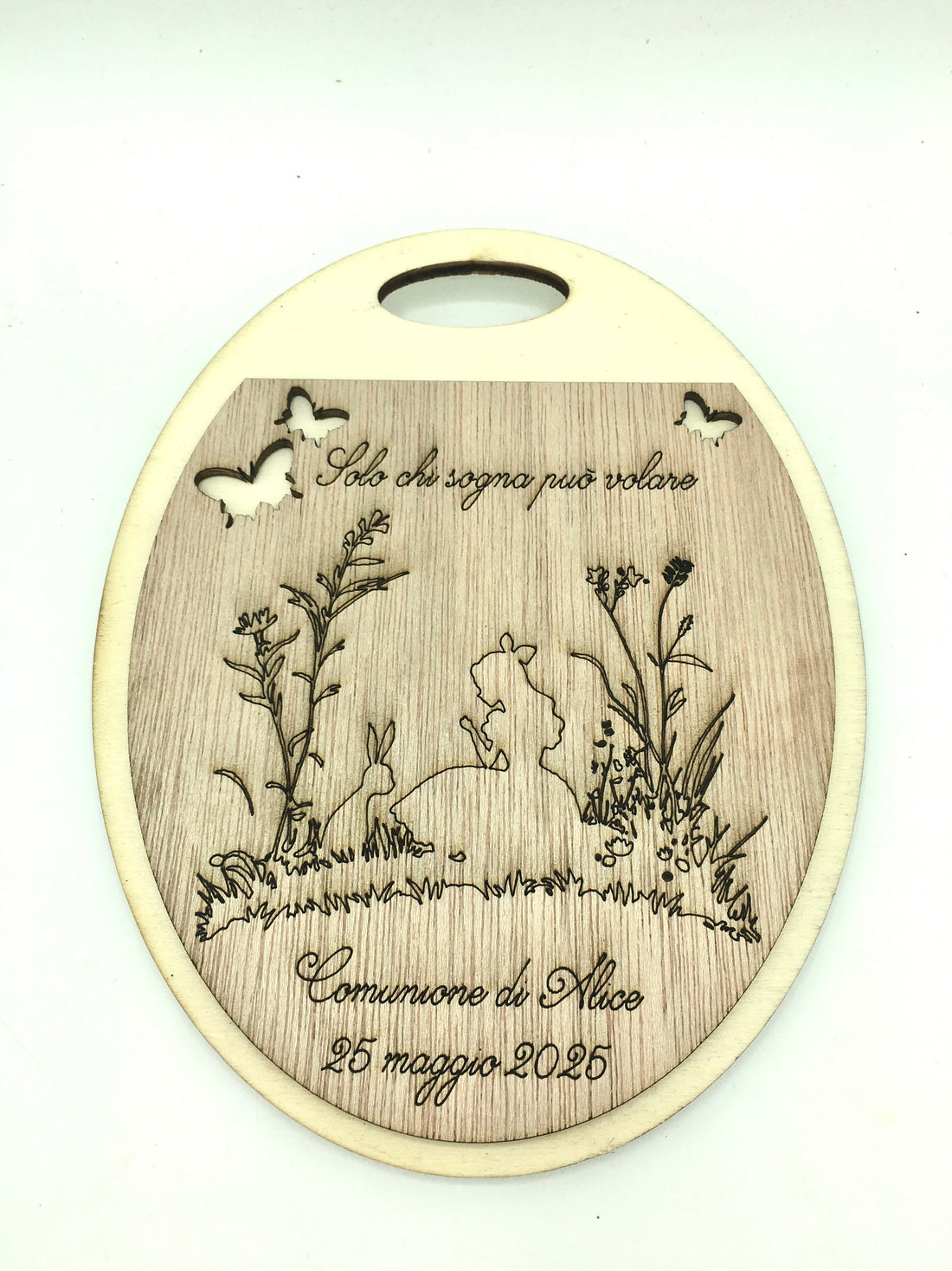 Bomboniera Tagliere Tema Alice Idea's Cottage