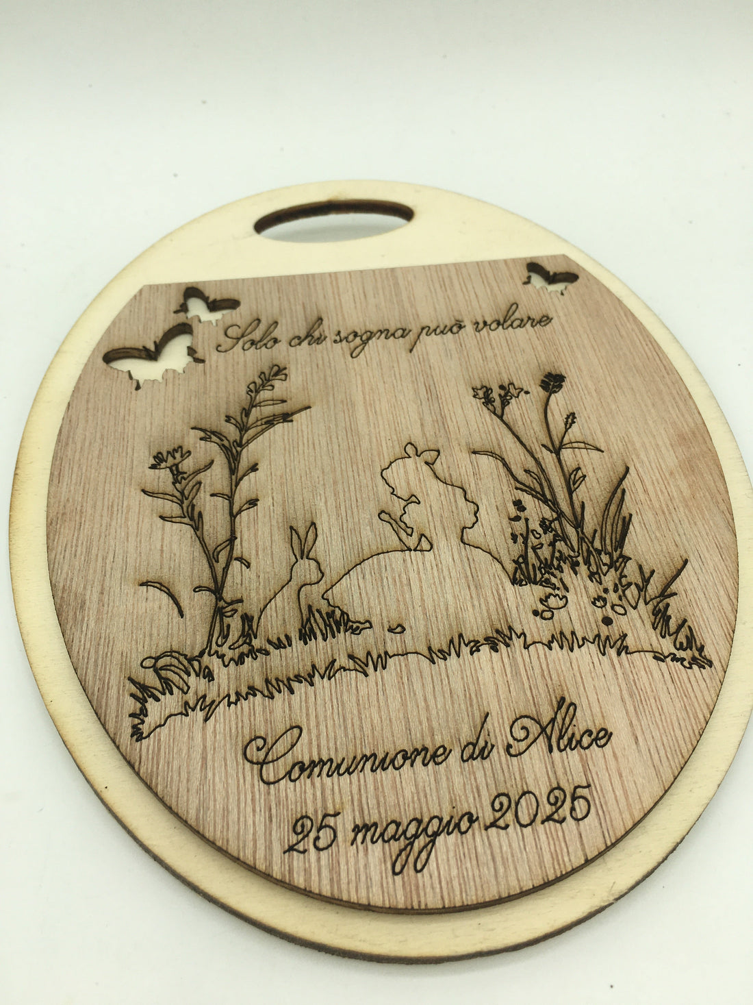 Bomboniera Tagliere Tema Alice Idea's Cottage