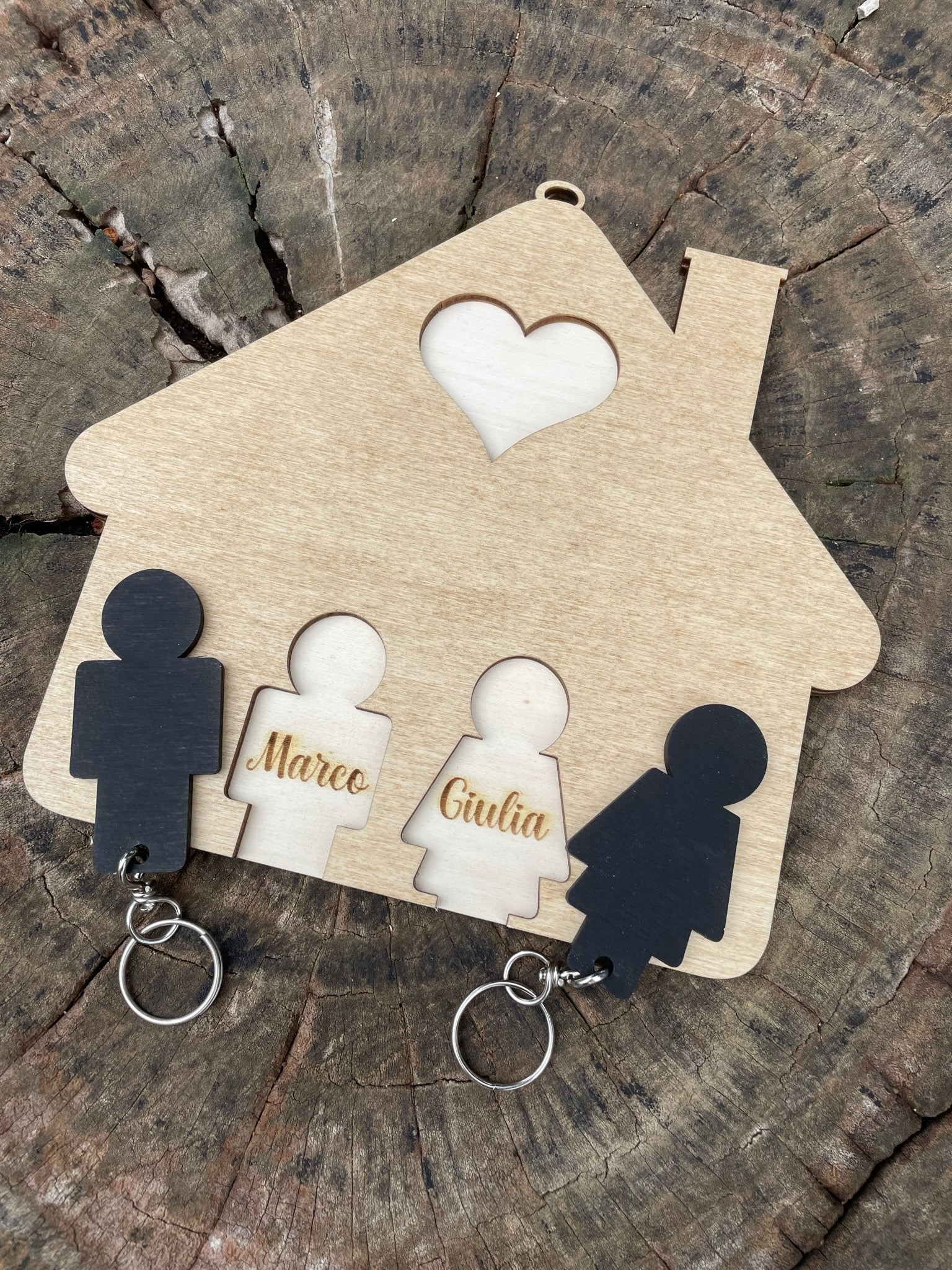 Portachiavi da parete personalizzato Idea's Cottage