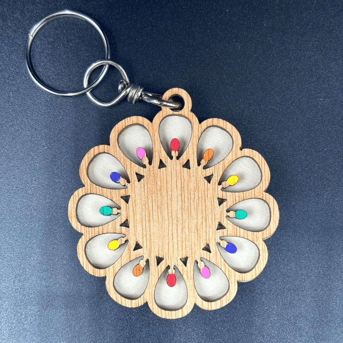 Portachiavi In Legno Luminaria Margherita 