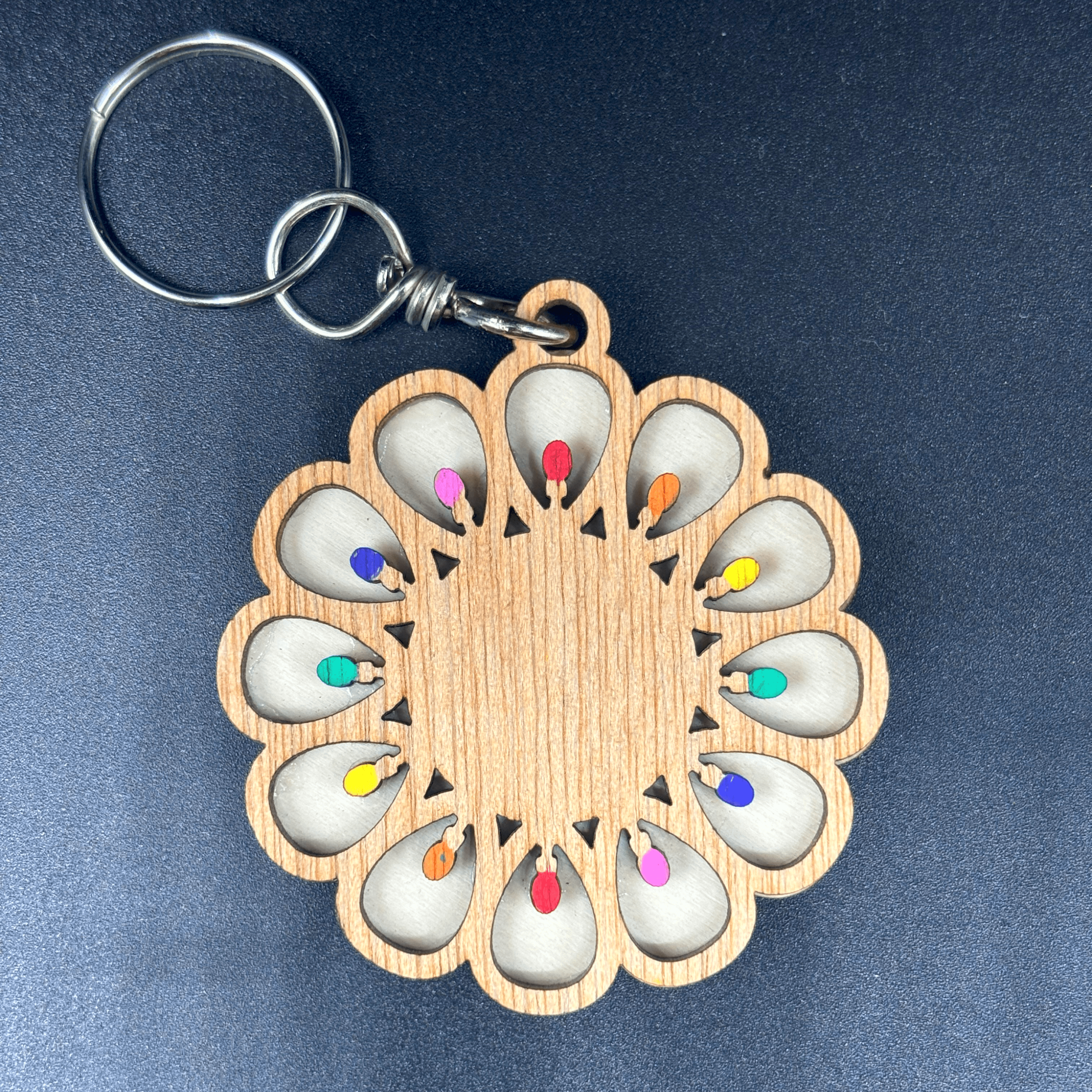 Portachiavi In Legno Luminaria Margherita 