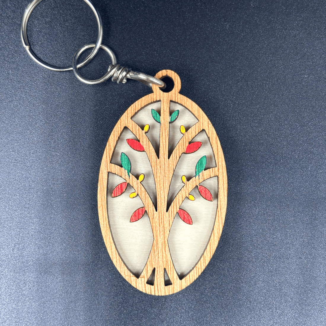 Portachiavi In Legno Luminaria Olivo 