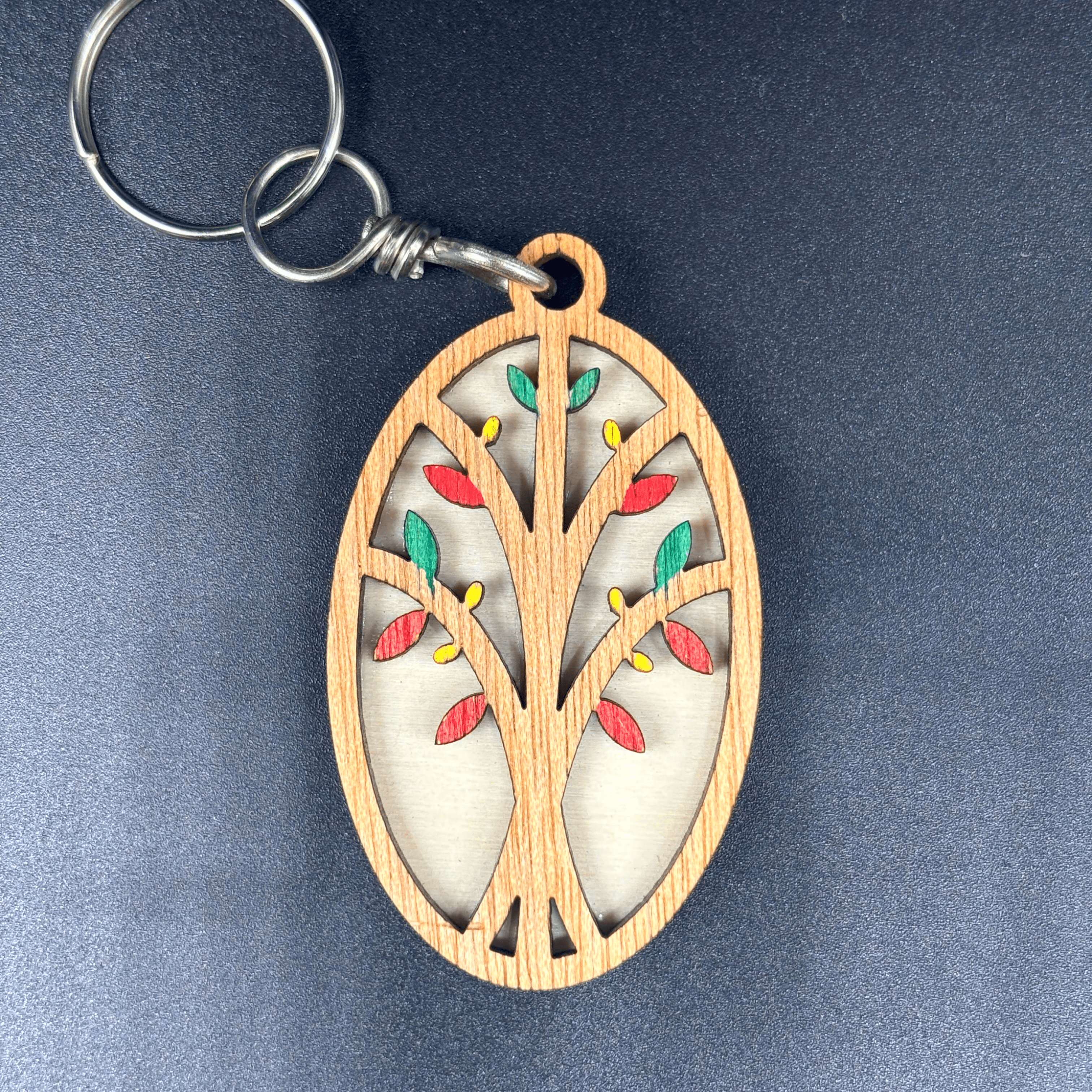 Portachiavi In Legno Luminaria Olivo 