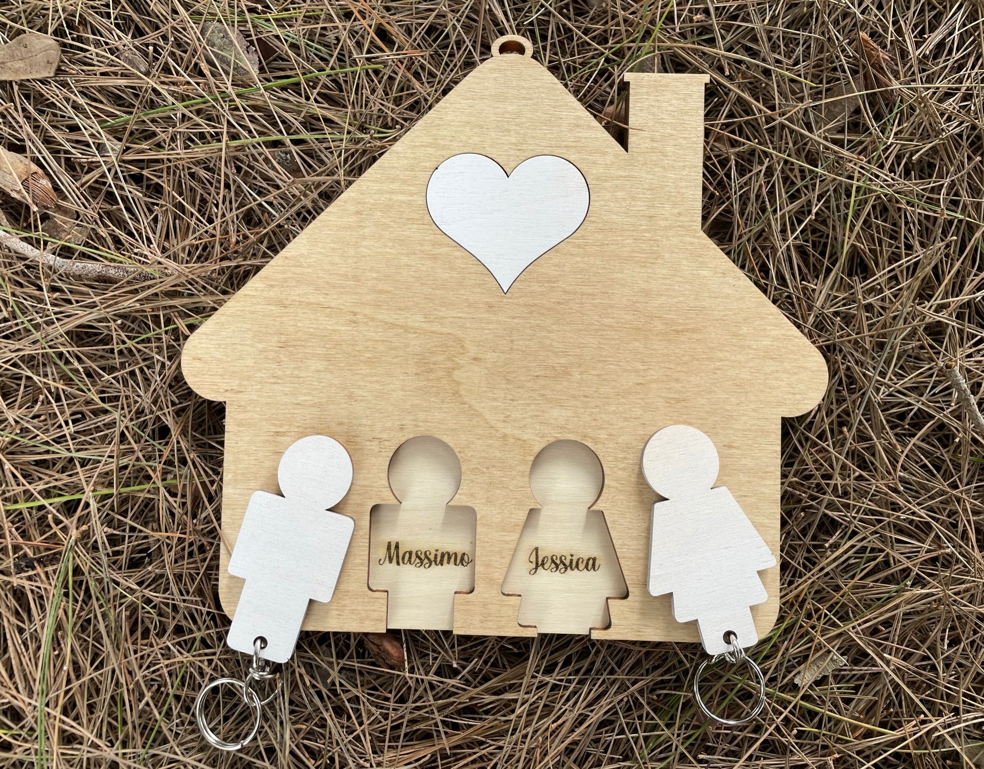 Portachiavi da parete personalizzato Idea's Cottage