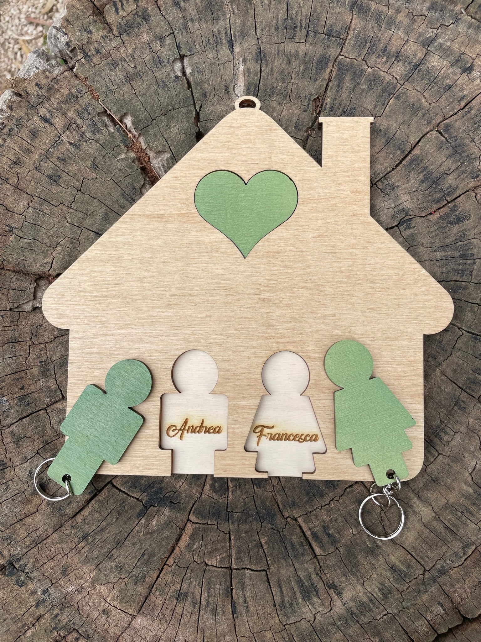 Portachiavi da parete personalizzato Idea's Cottage