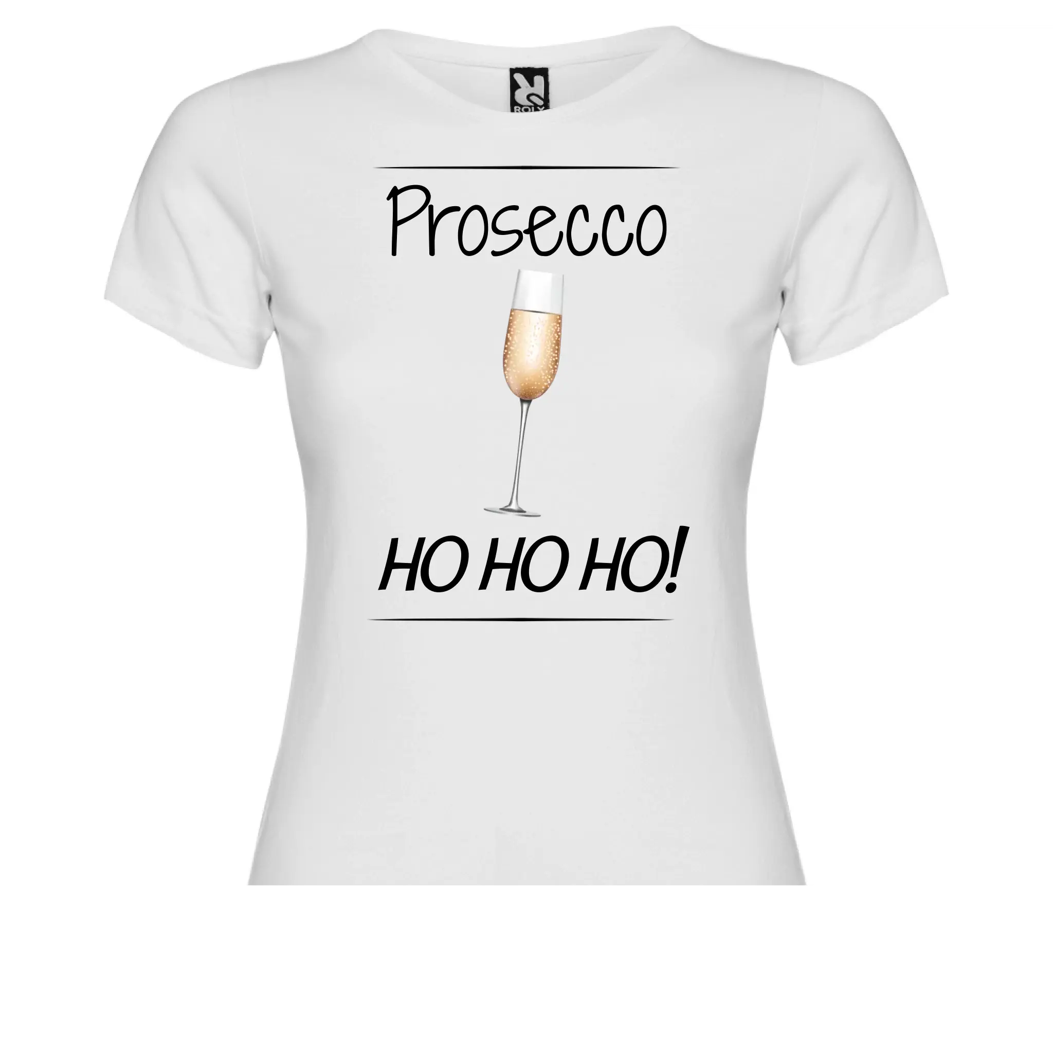 Maglietta Donna personalizzata Prosecco - Idee regalo Natale 