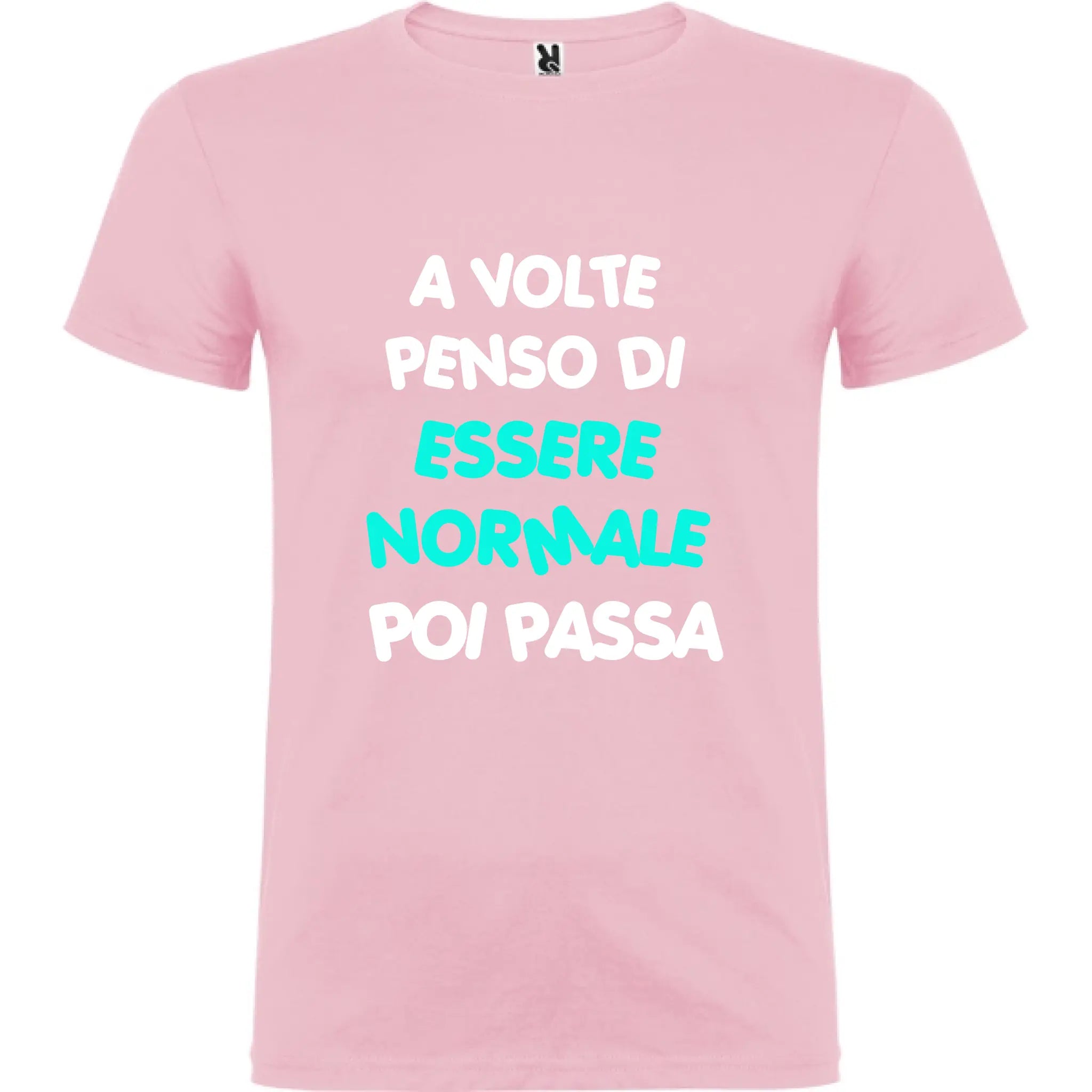Maglietta Unisex personalizzata - A volte penso di essere Normale 