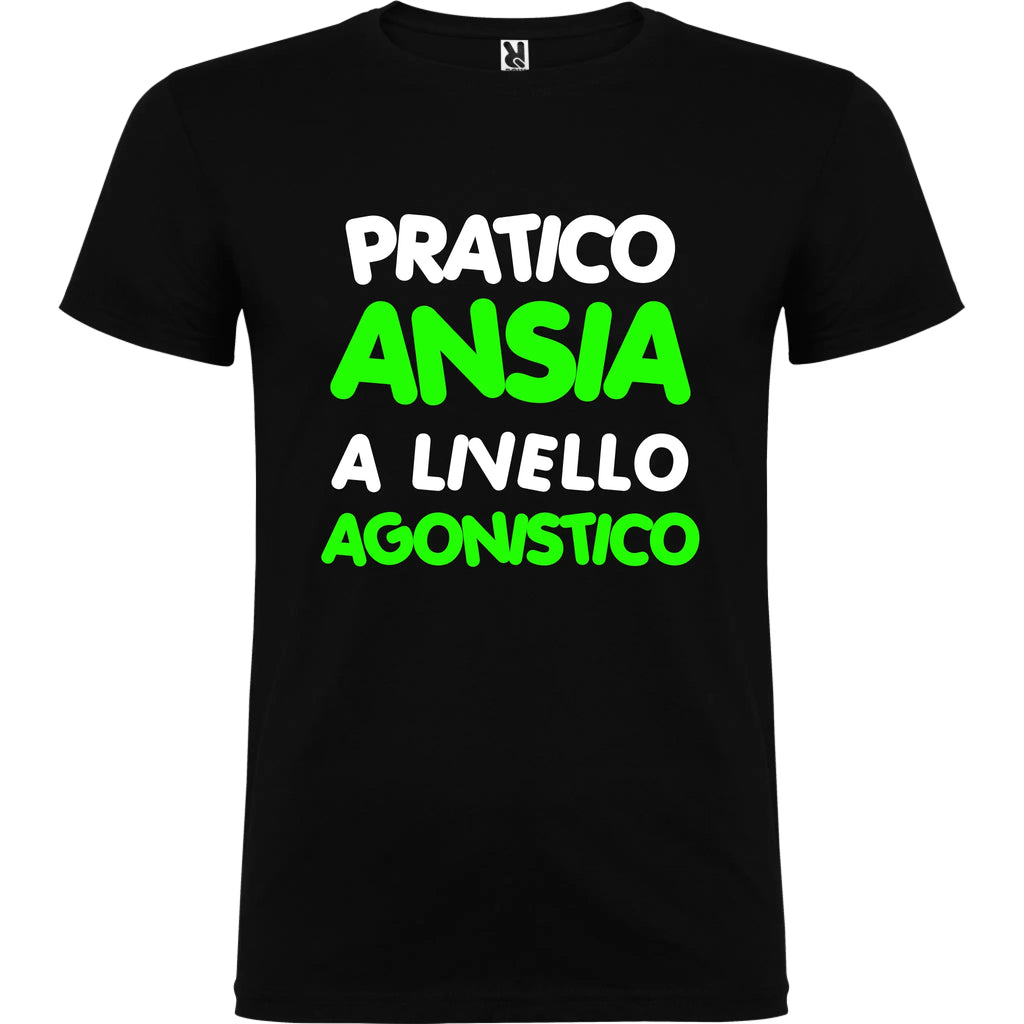 Maglietta Unisex personalizzata Ansia Agonistica 