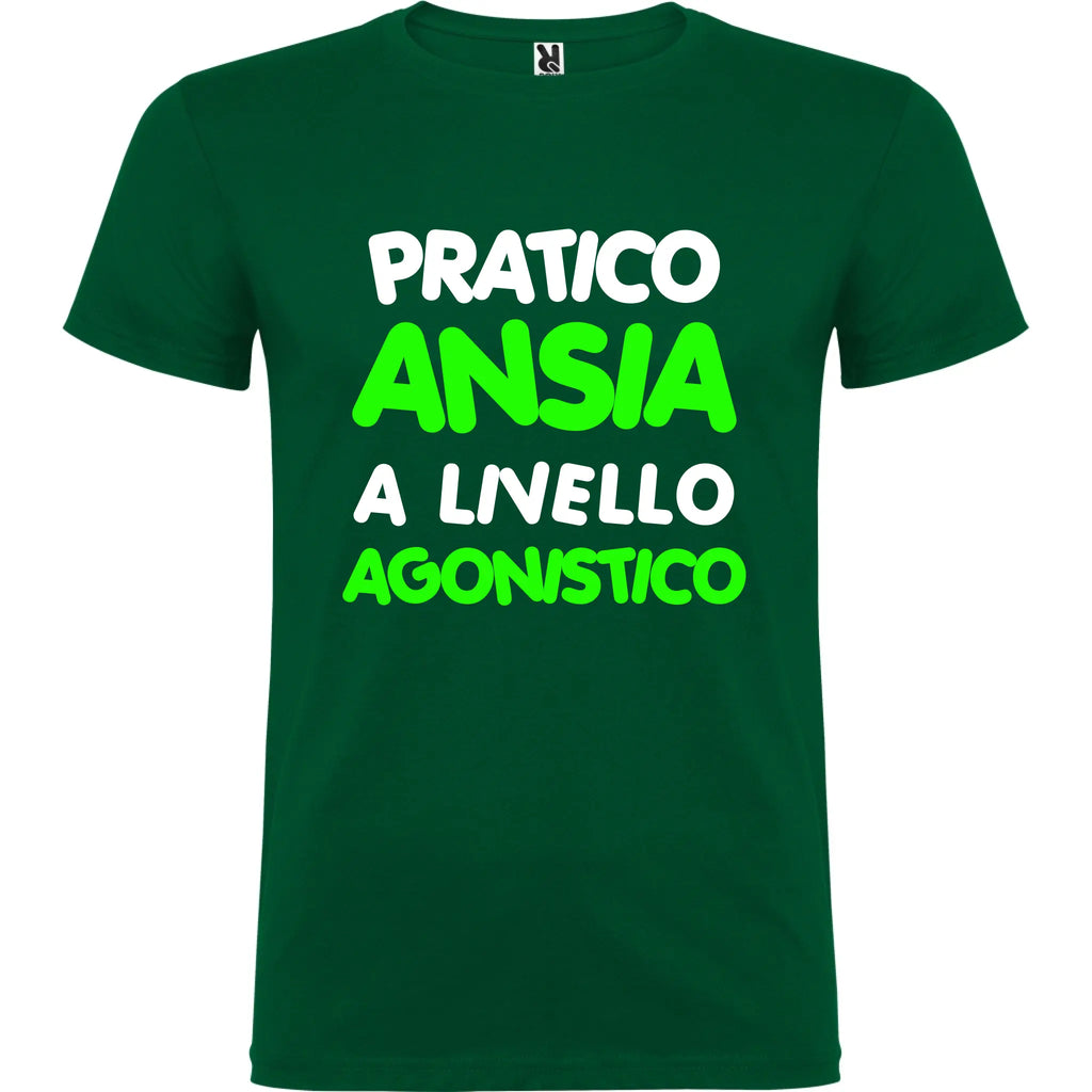 Maglietta Unisex personalizzata Ansia Agonistica 