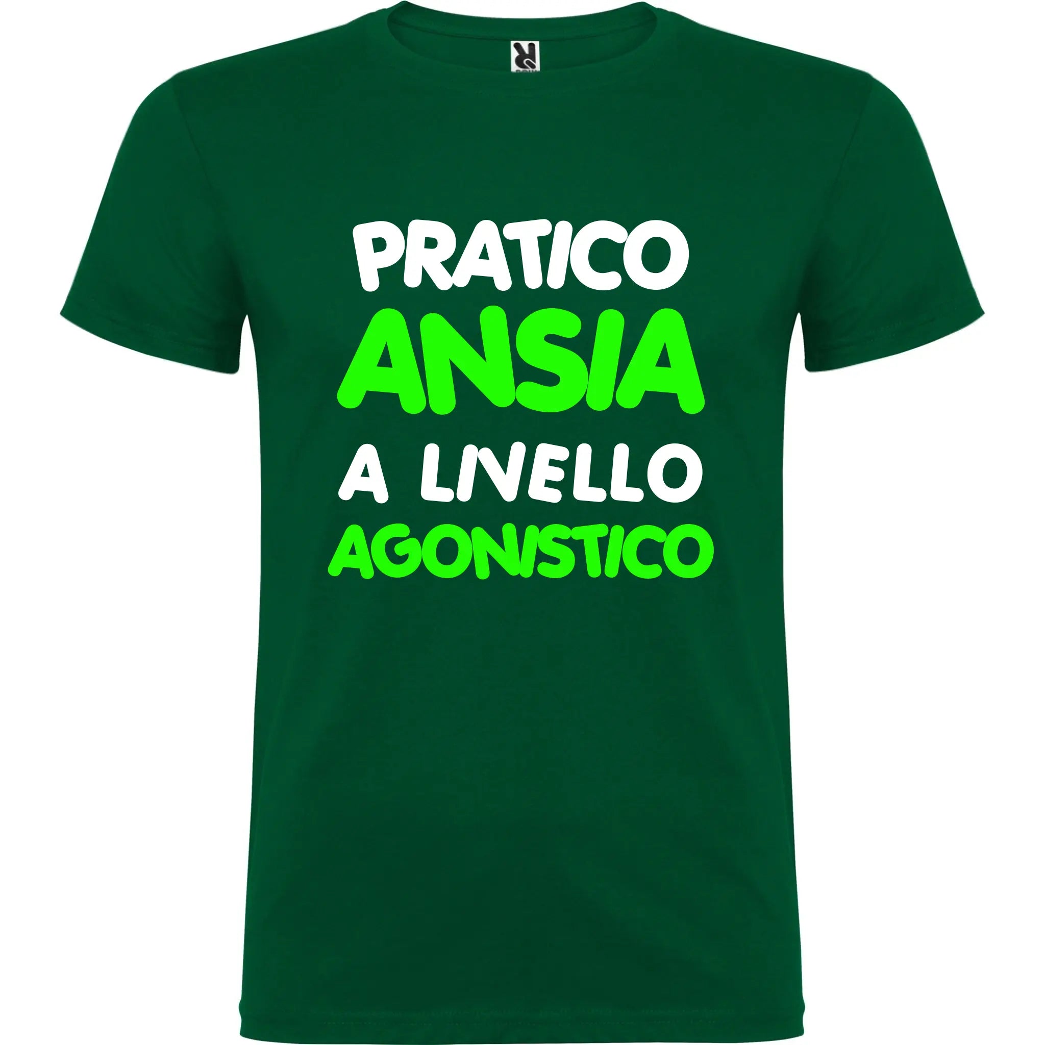 Maglietta Unisex personalizzata Ansia Agonistica 