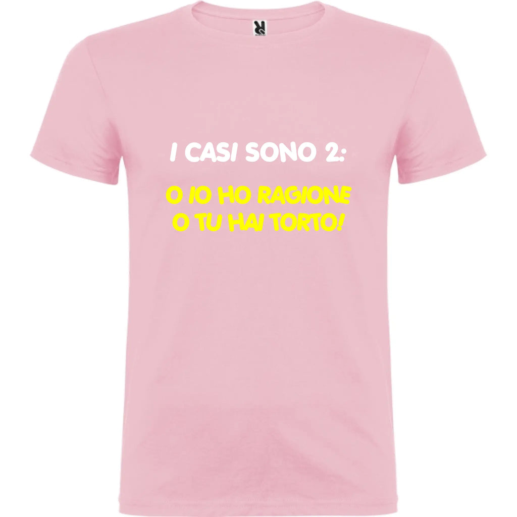 Maglietta Unisex personalizzata I Casi Sono 2 