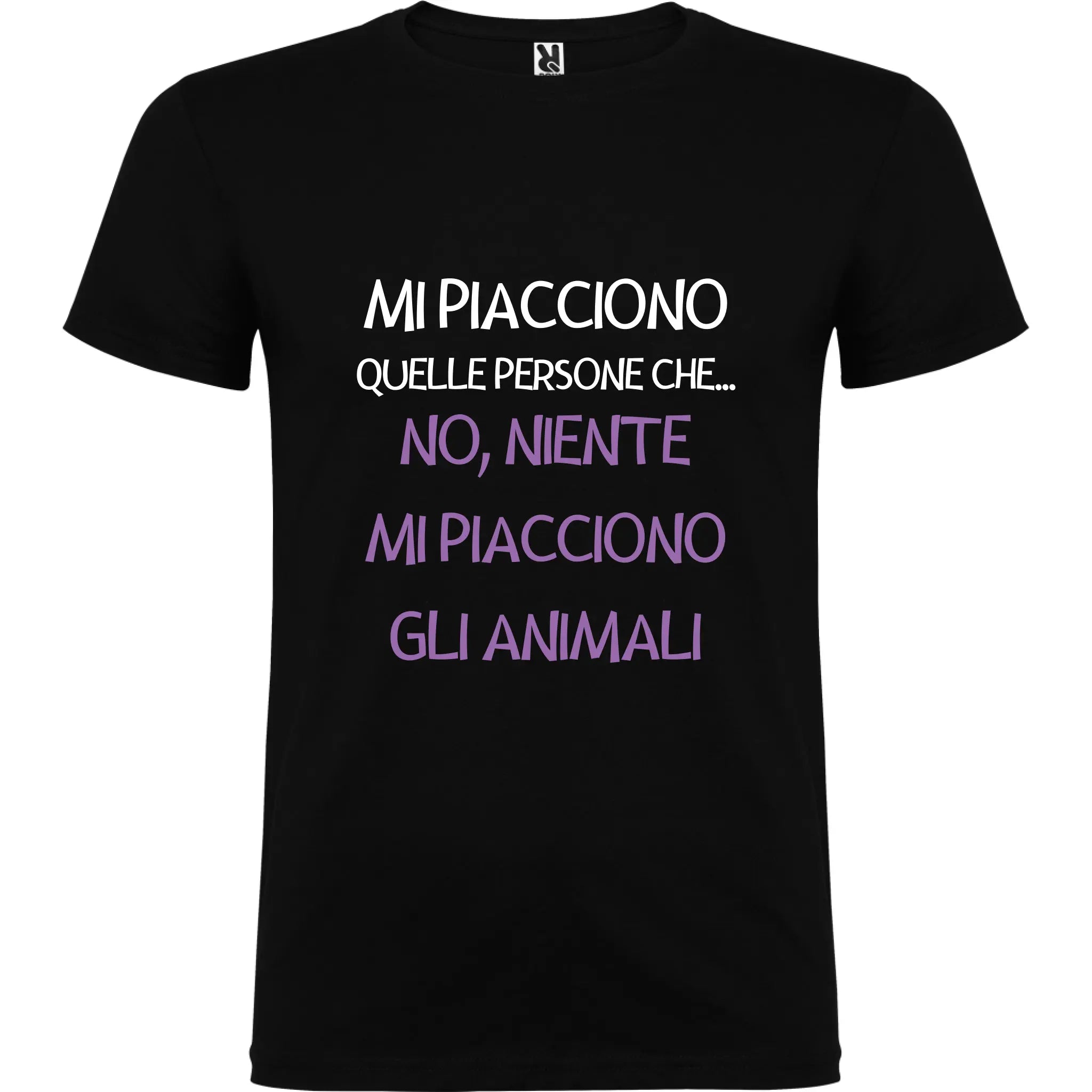Maglietta Unisex personalizzata - Mi piacciono gli animali 