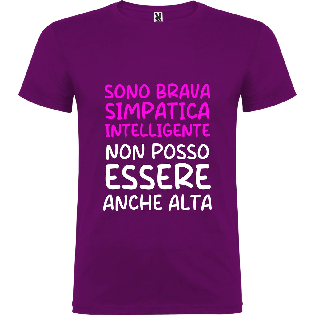 Maglietta Unisex personalizzata Non Posso Essere 