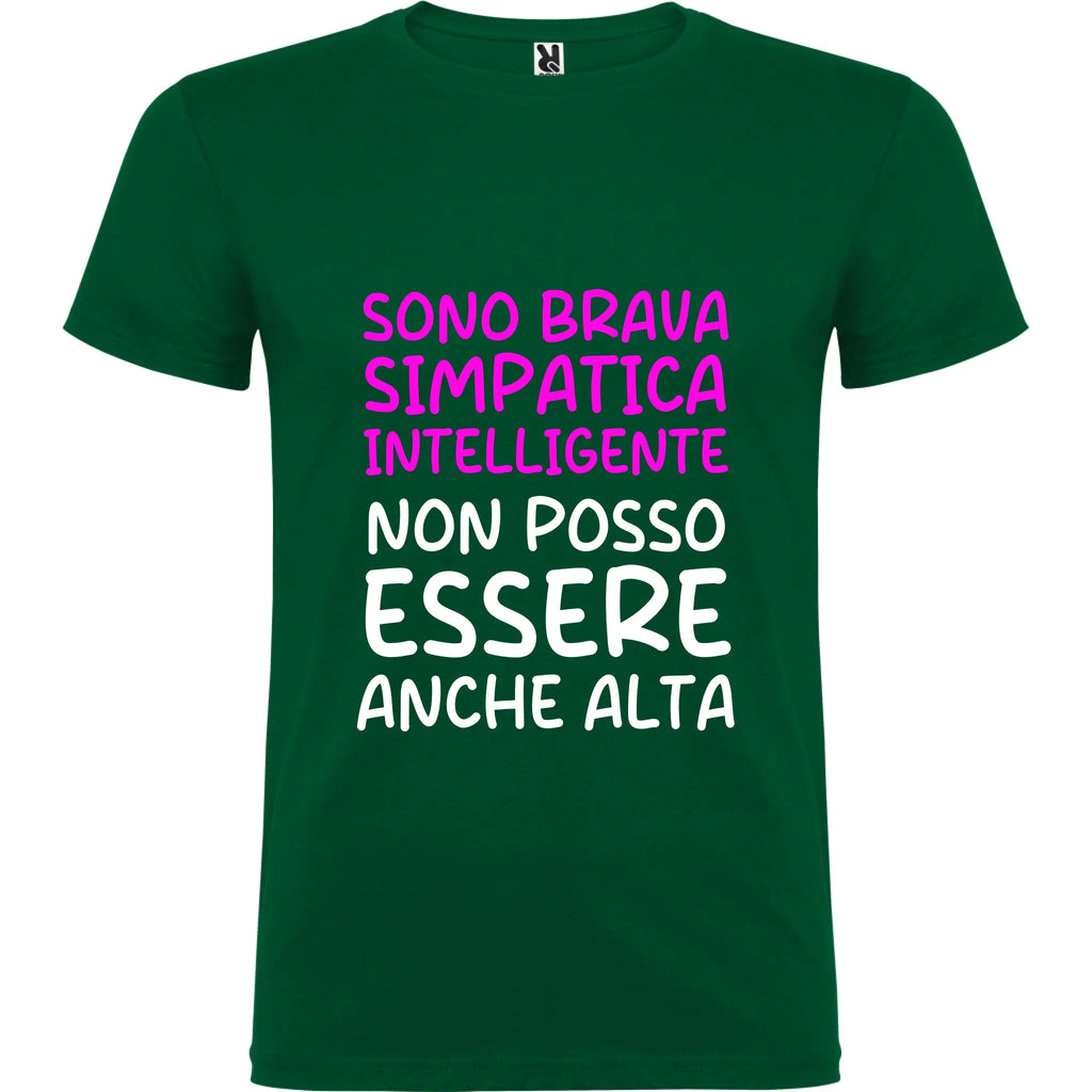 Maglietta Unisex personalizzata Non Posso Essere 