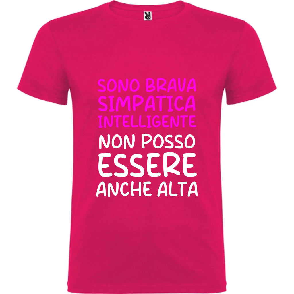 Maglietta Unisex personalizzata Non Posso Essere 