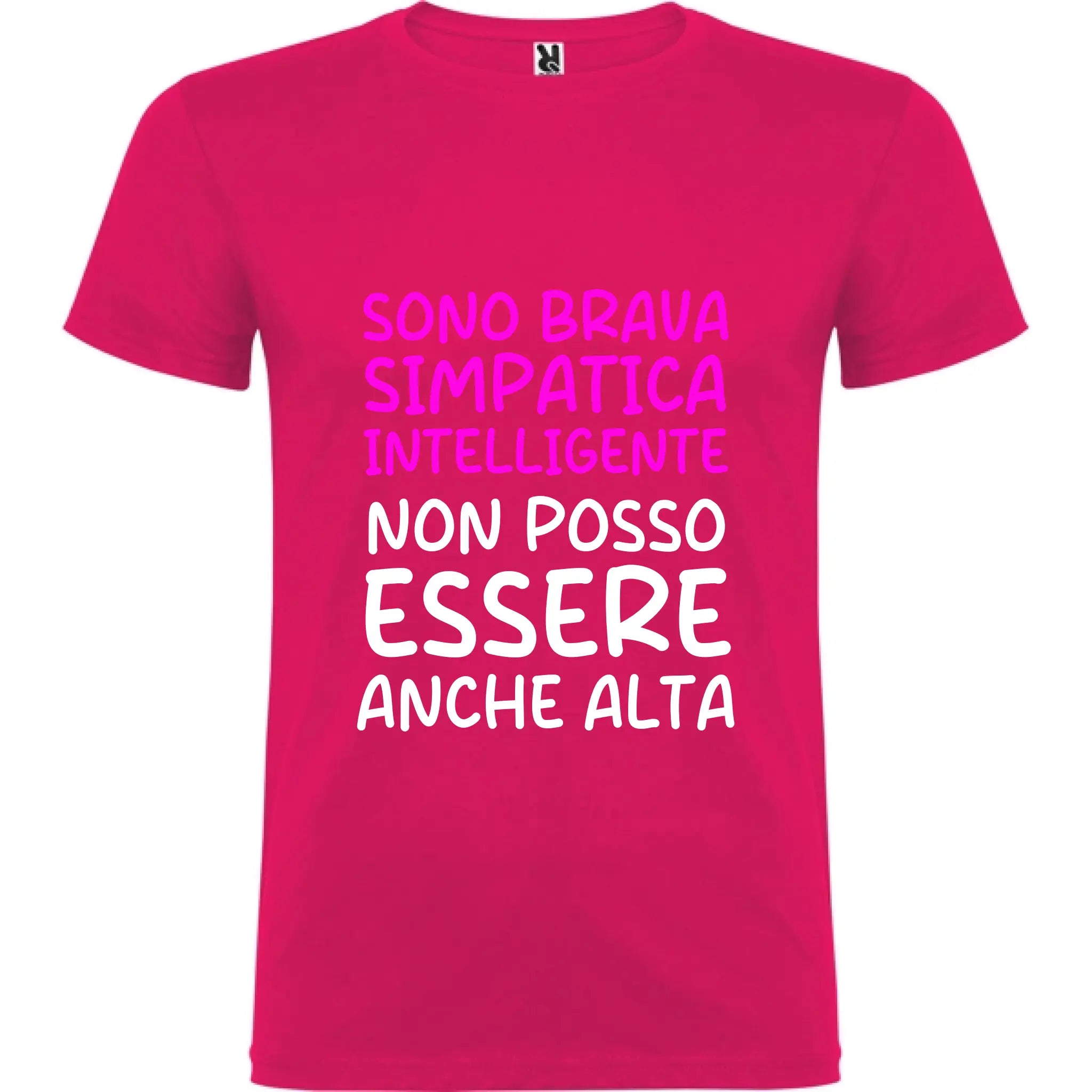 Maglietta Unisex personalizzata Non Posso Essere 
