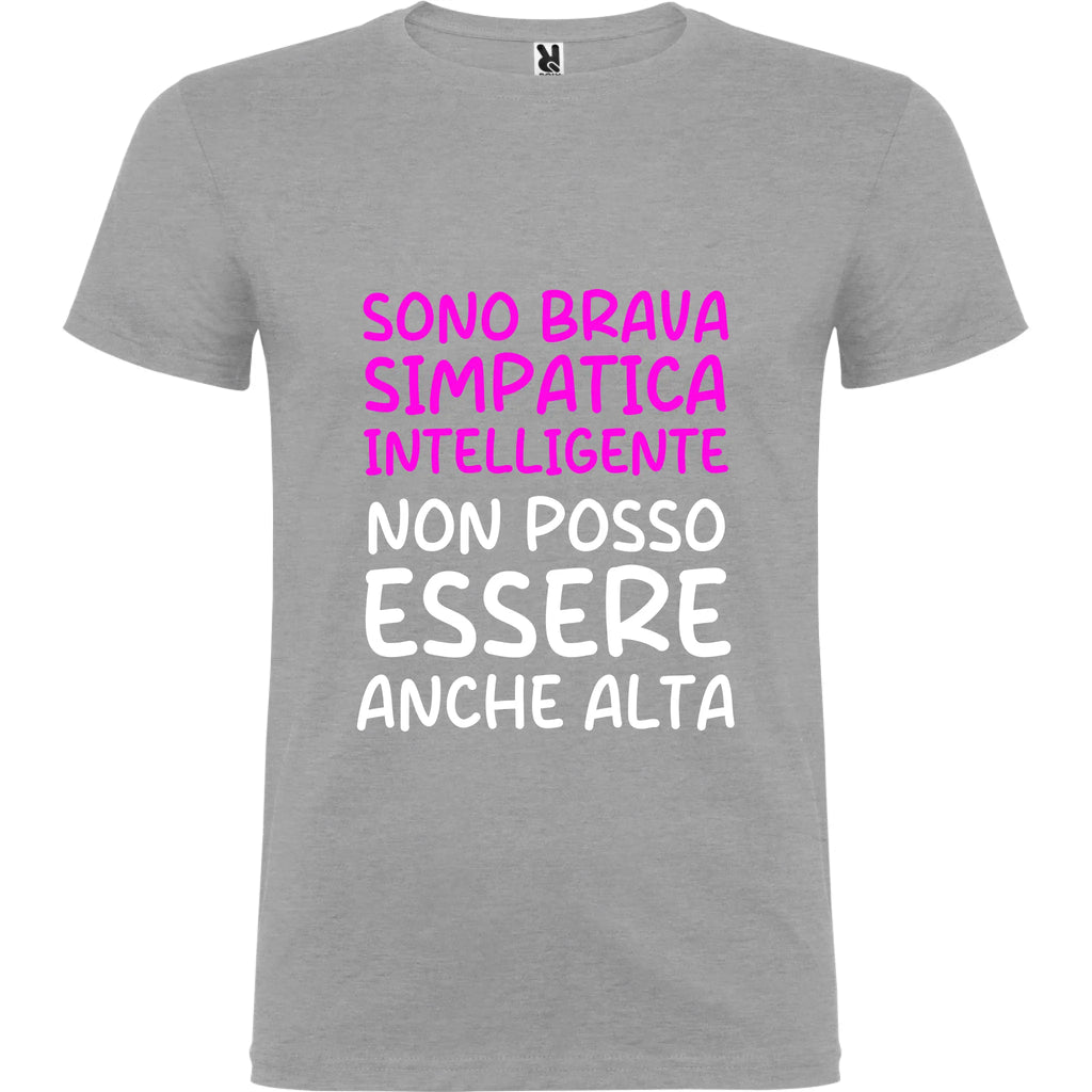Maglietta Unisex personalizzata Non Posso Essere 