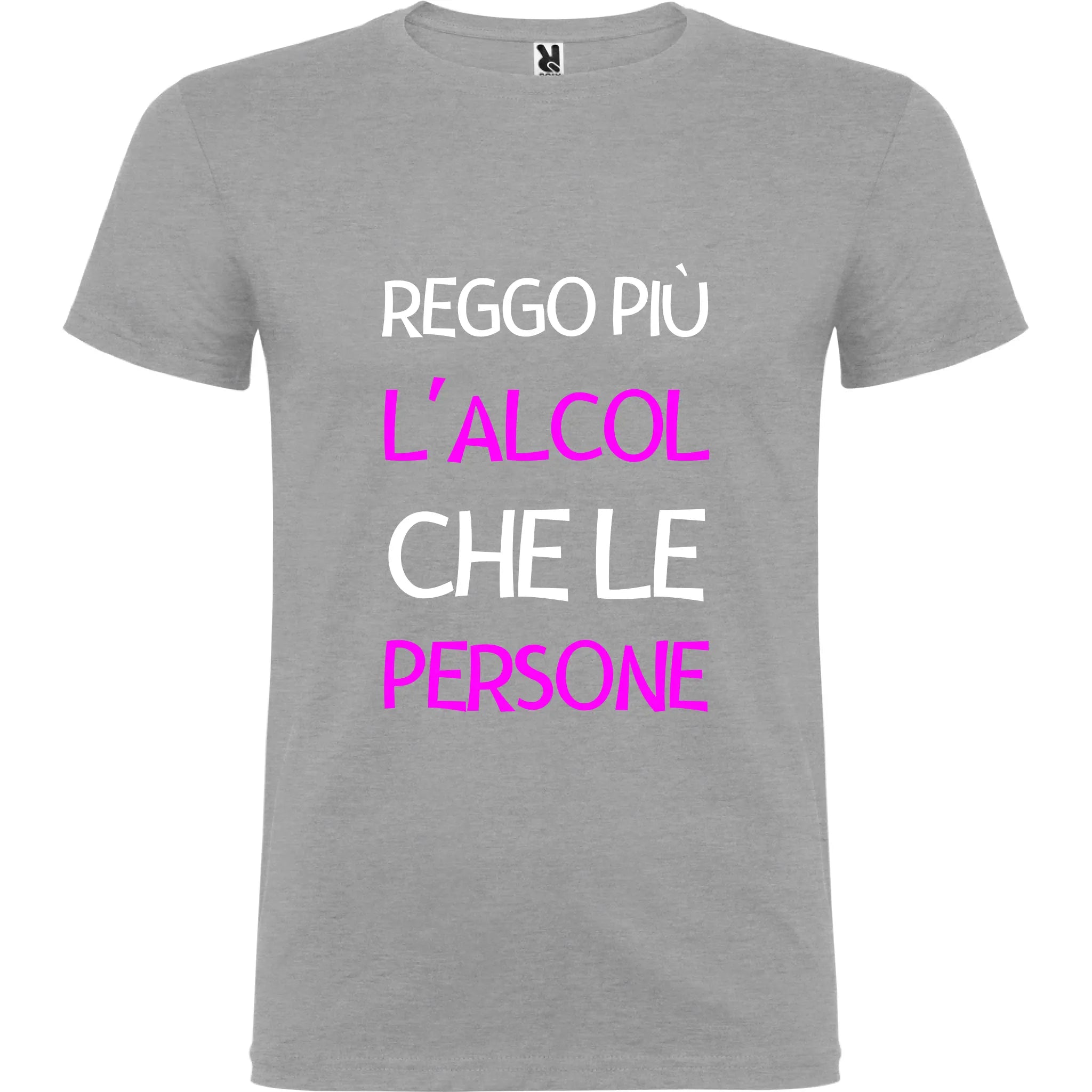 Maglietta Unisex personalizzata Reggo più l'Alcol 