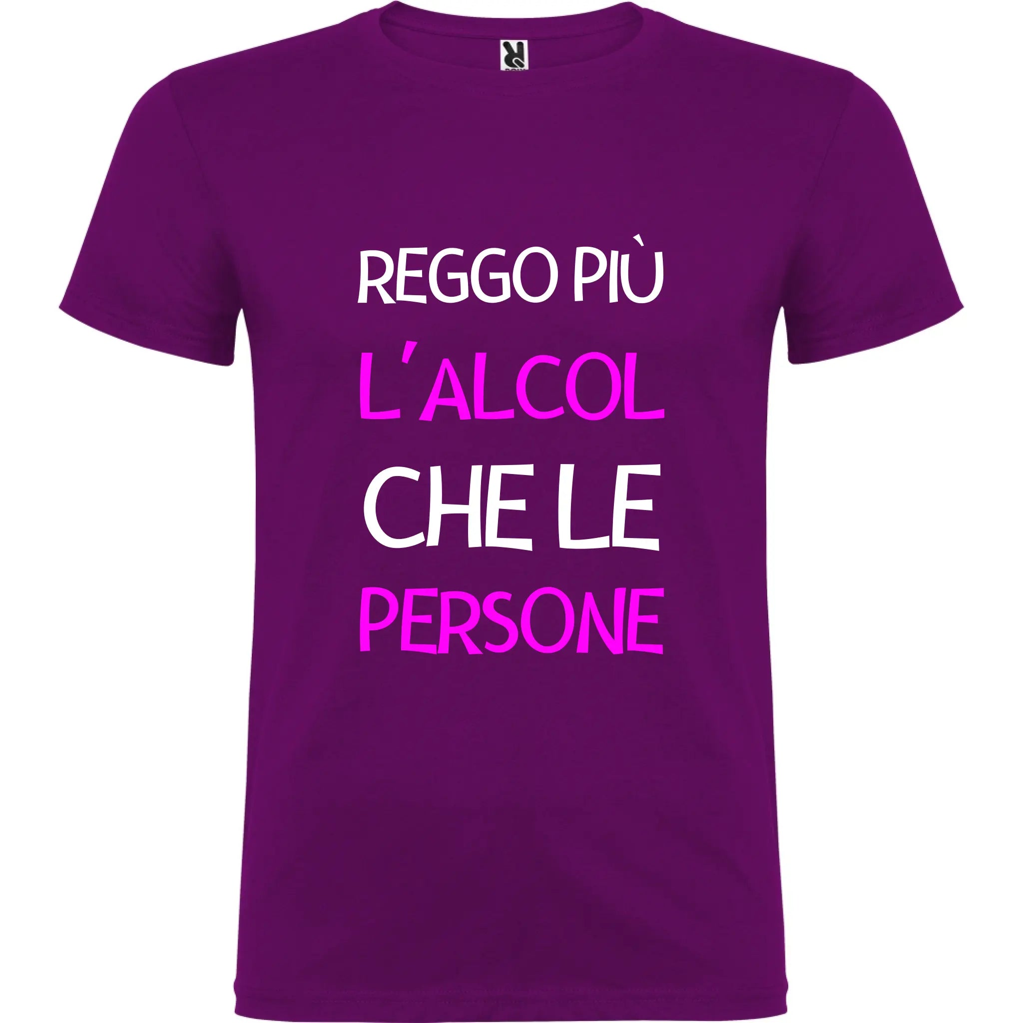 Maglietta Unisex personalizzata Reggo più l'Alcol 