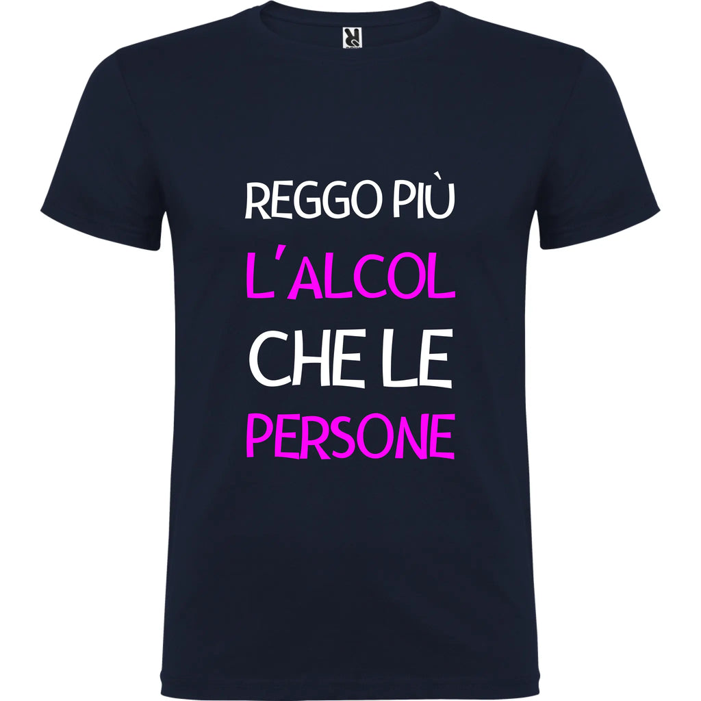 Maglietta Unisex personalizzata Reggo più l'Alcol 