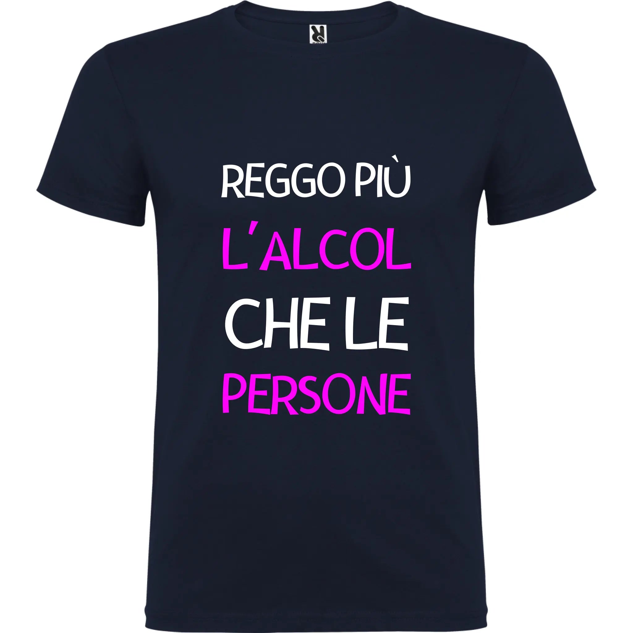 Maglietta Unisex personalizzata Reggo più l'Alcol 