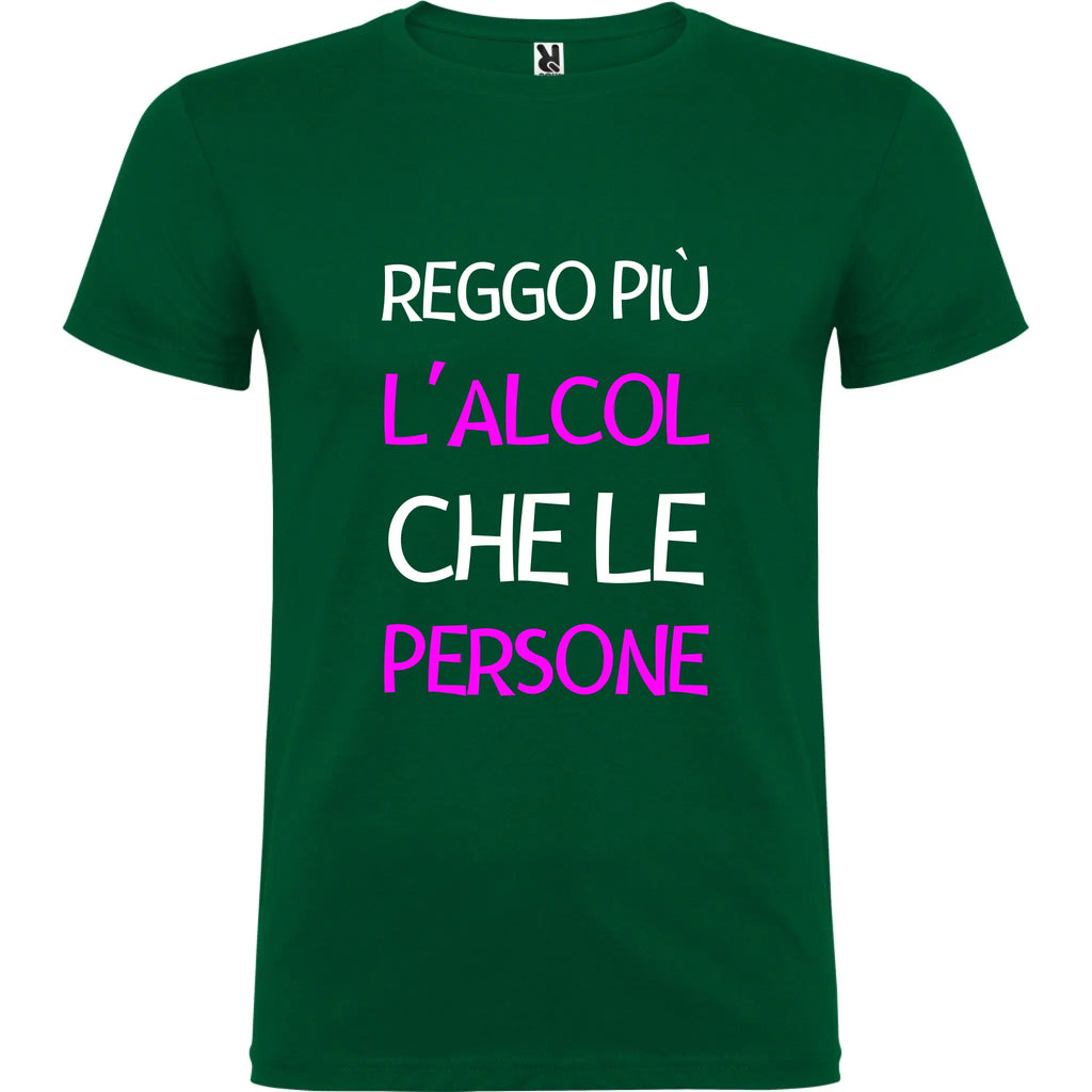 Maglietta Unisex personalizzata Reggo più l'Alcol 