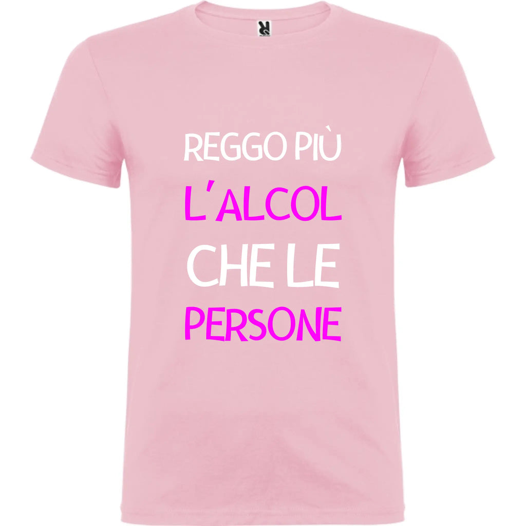 Maglietta Unisex personalizzata Reggo più l'Alcol 