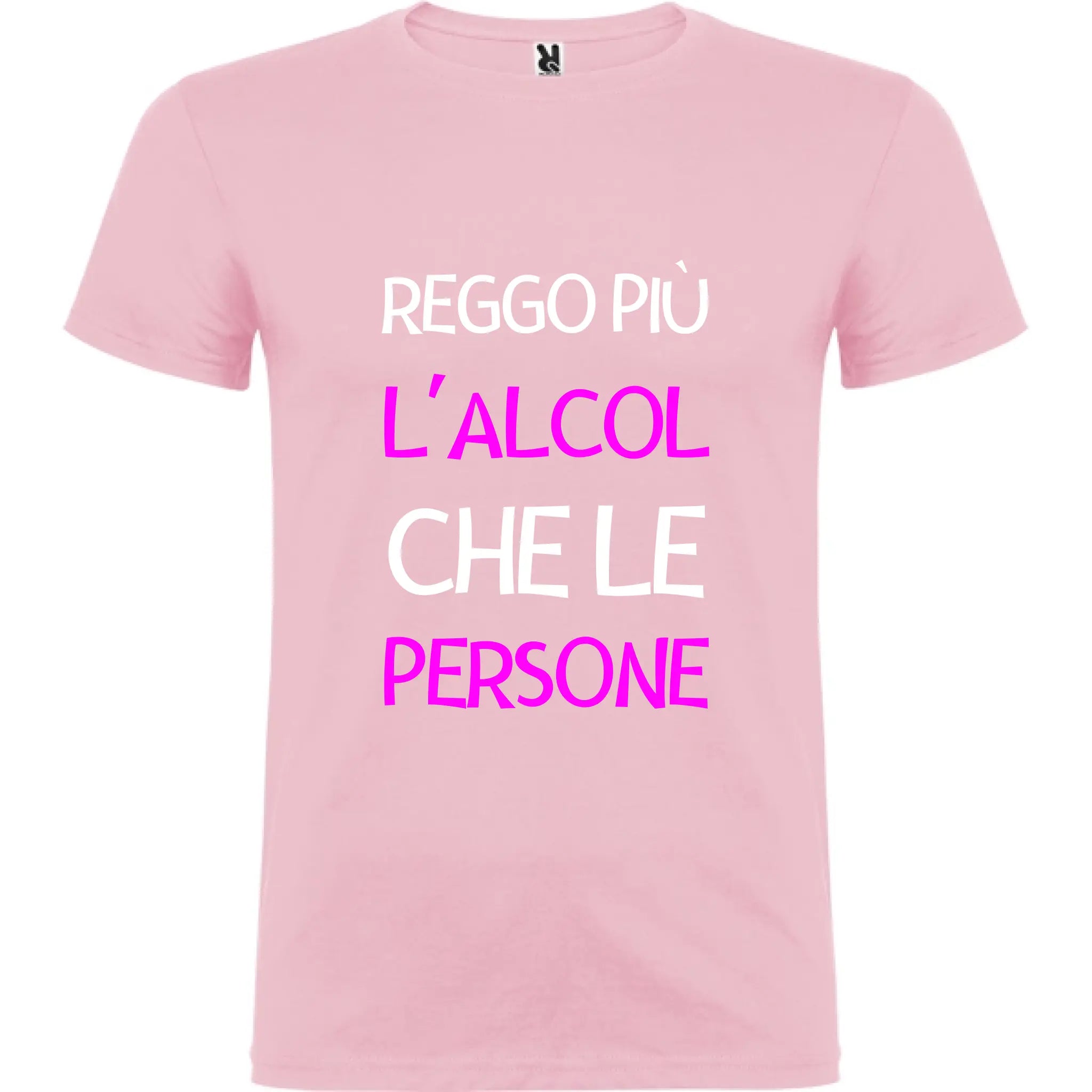 Maglietta Unisex personalizzata Reggo più l'Alcol 