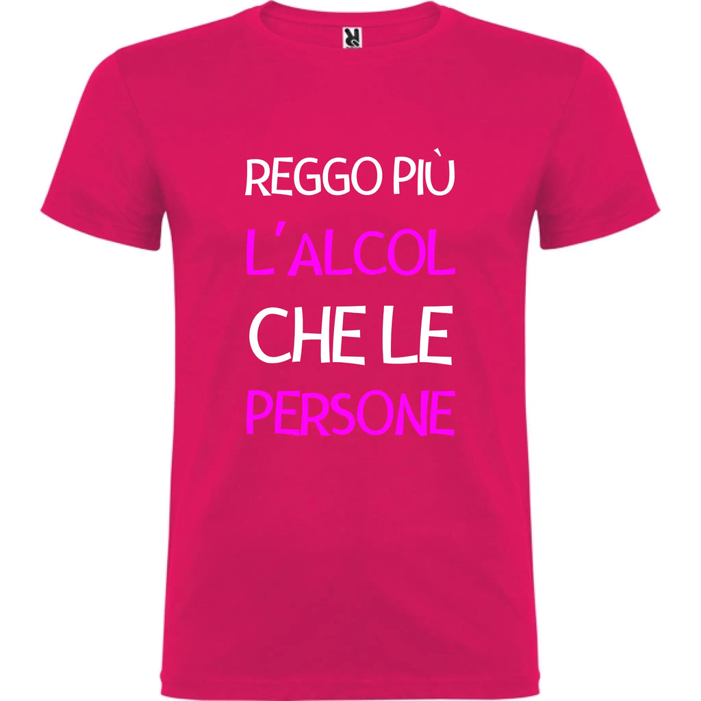 Maglietta Unisex personalizzata Reggo più l'Alcol 