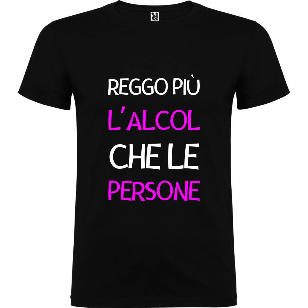 Maglietta Unisex personalizzata Reggo più l'Alcol 
