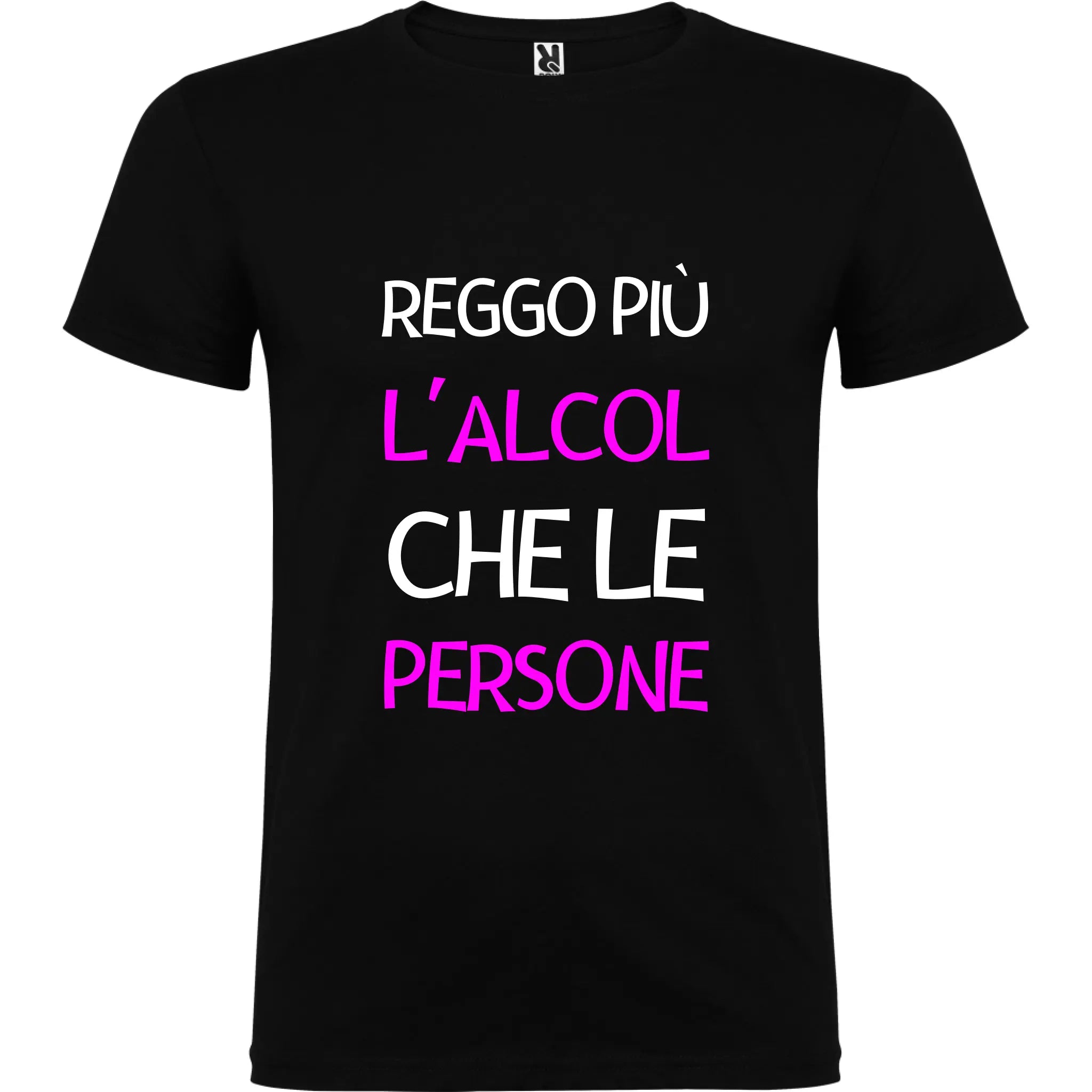 Maglietta Unisex personalizzata Reggo più l'Alcol 