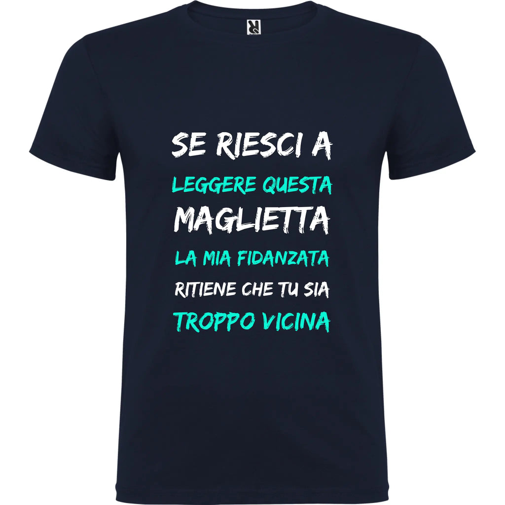Maglietta Unisex personalizzata Stai a Distanza 