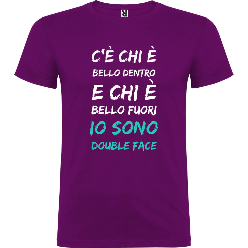 Maglietta Unisex personalizzata con frase Bello dentro e Bello fuori 