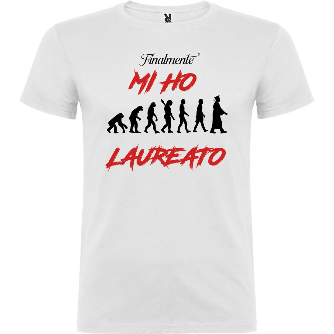 Maglietta Unisex personalizzata con frase Mi ho Laureato 