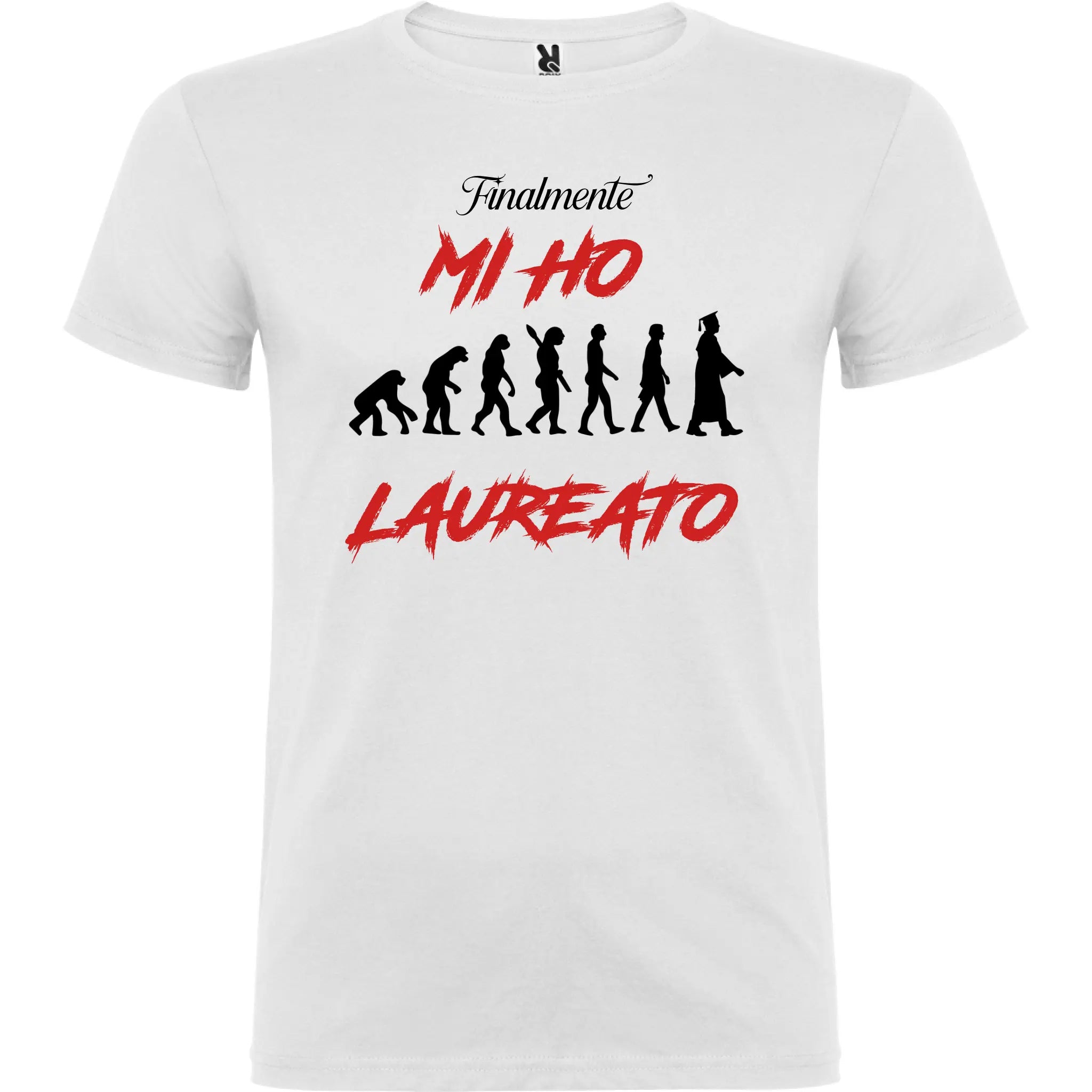 Maglietta Unisex personalizzata con frase Mi ho Laureato 