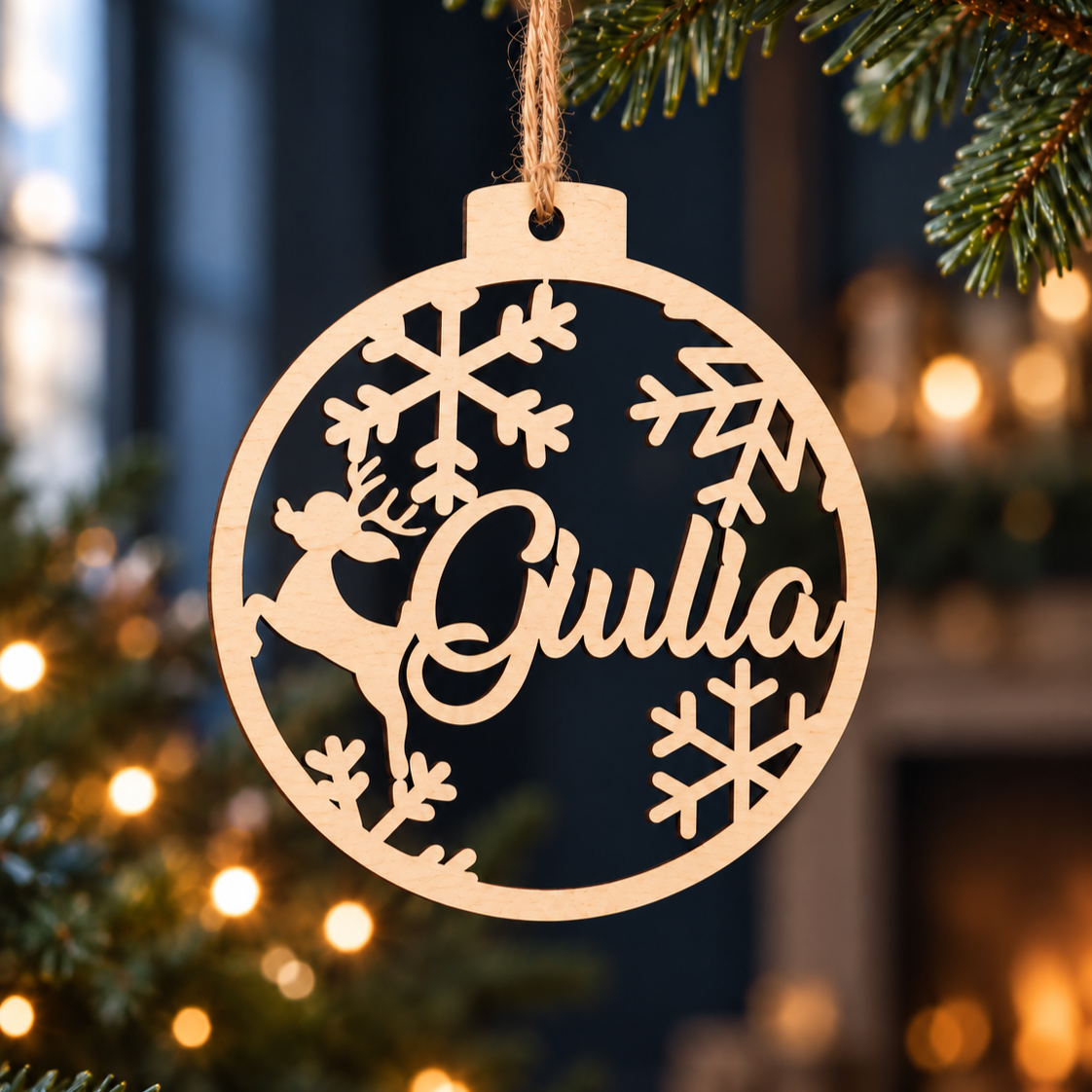 Pallina personalizzabile per decorare il tuo albero in modo originale 