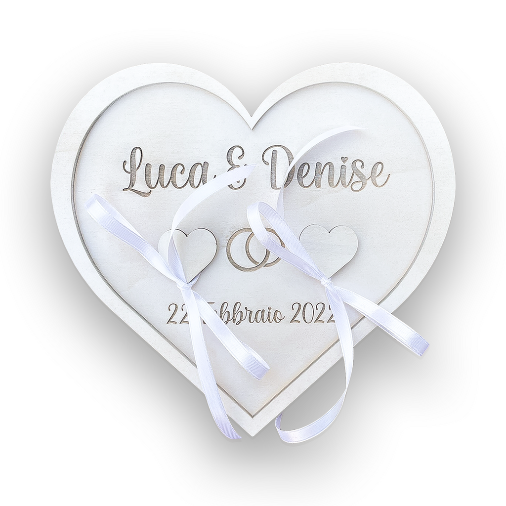 Portafedi legno cuore Idea's Cottage