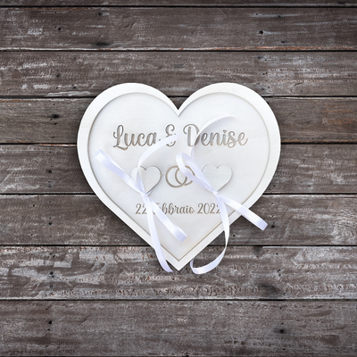 Portafedi legno cuore Idea's Cottage