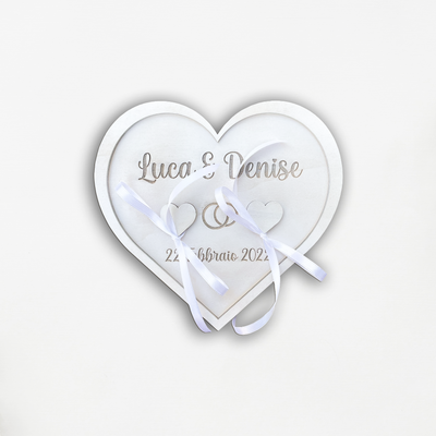 Portafedi legno cuore Idea's Cottage