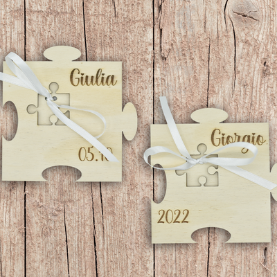 Portafedi Puzzle legno Idea's Cottage